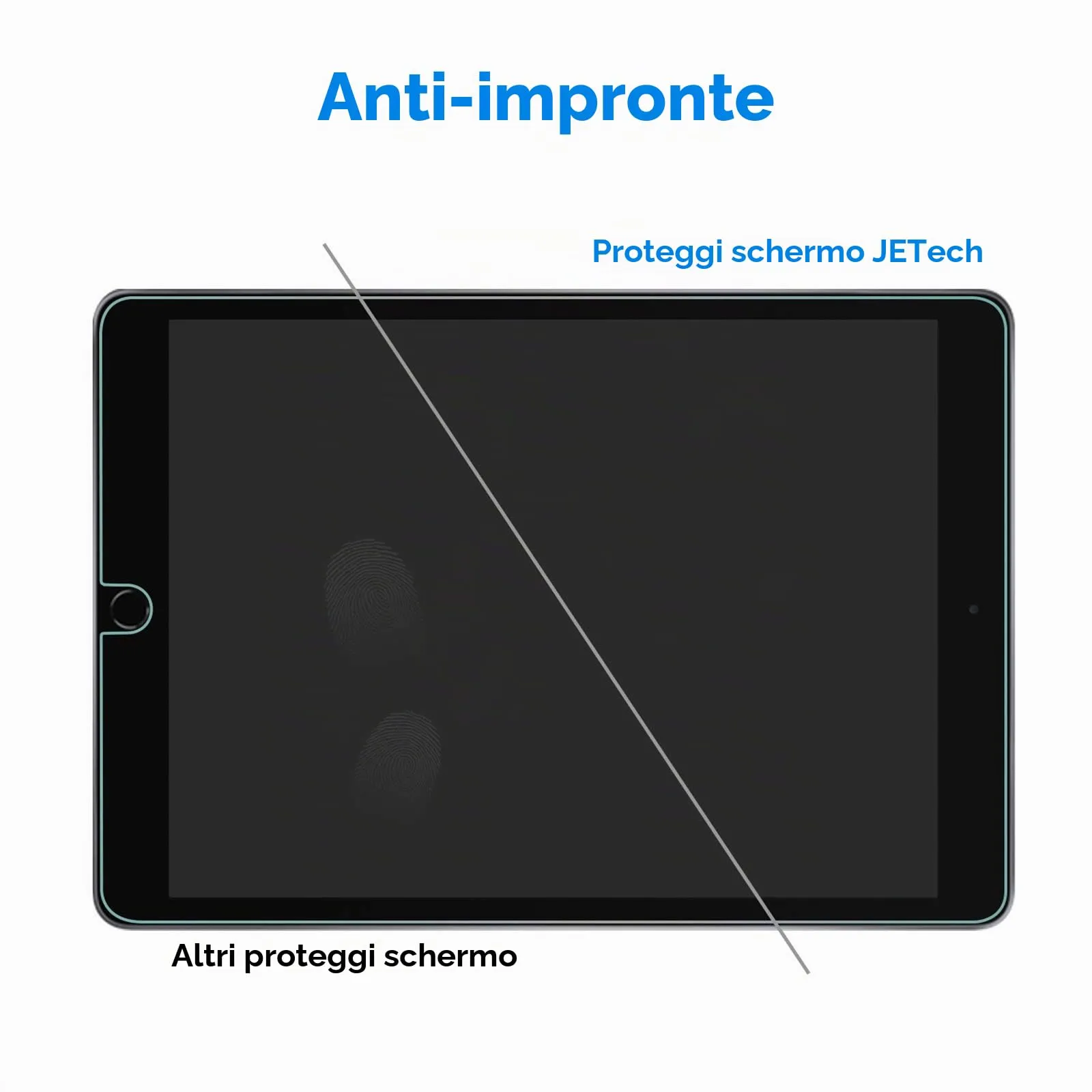 JETech Pellicola Protettiva in Vetro Temperato per iPad 9ª/8ª/7ª Gen 10,2" - immagine 6
