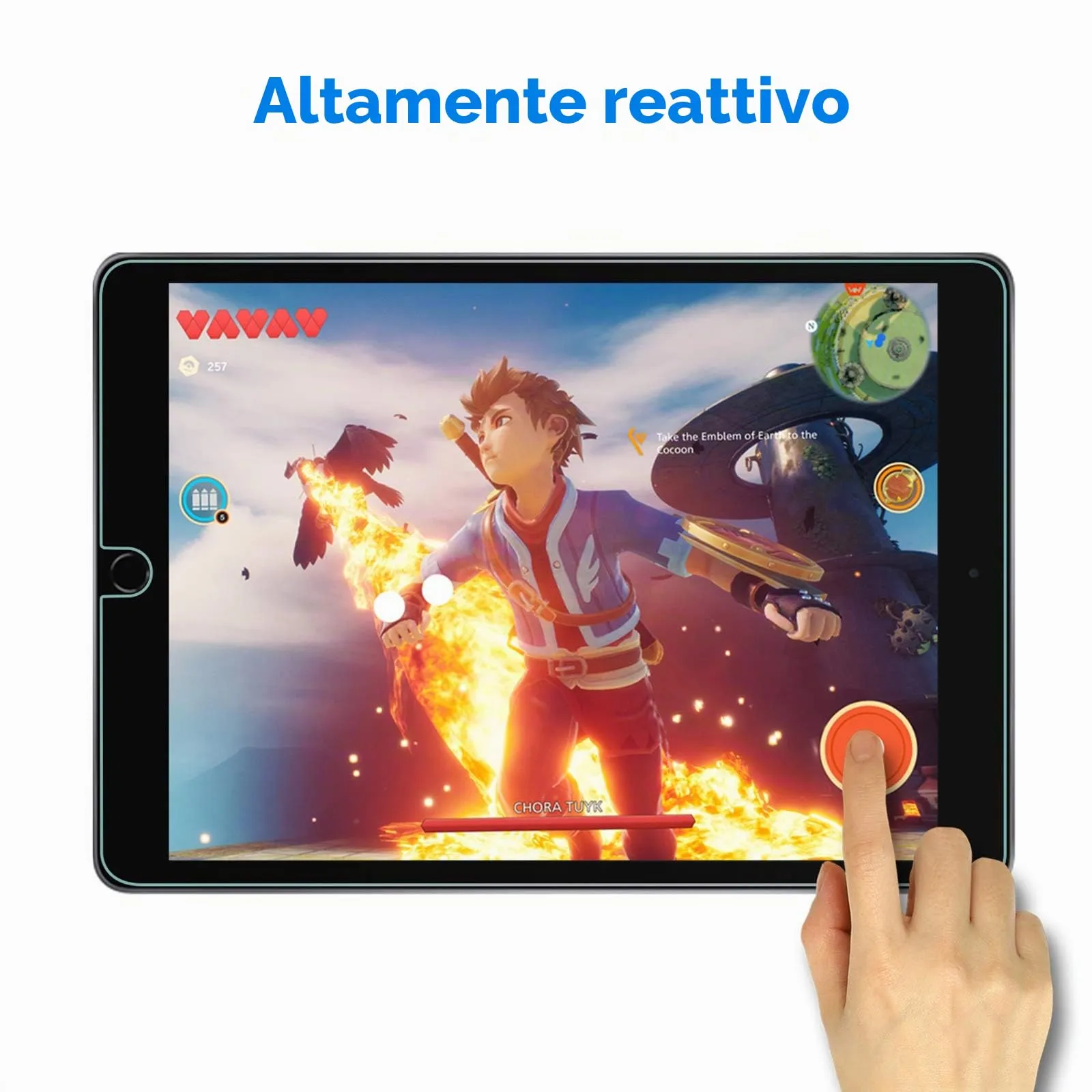 JETech Pellicola Protettiva in Vetro Temperato per iPad 9ª/8ª/7ª Gen 10,2" - immagine 7