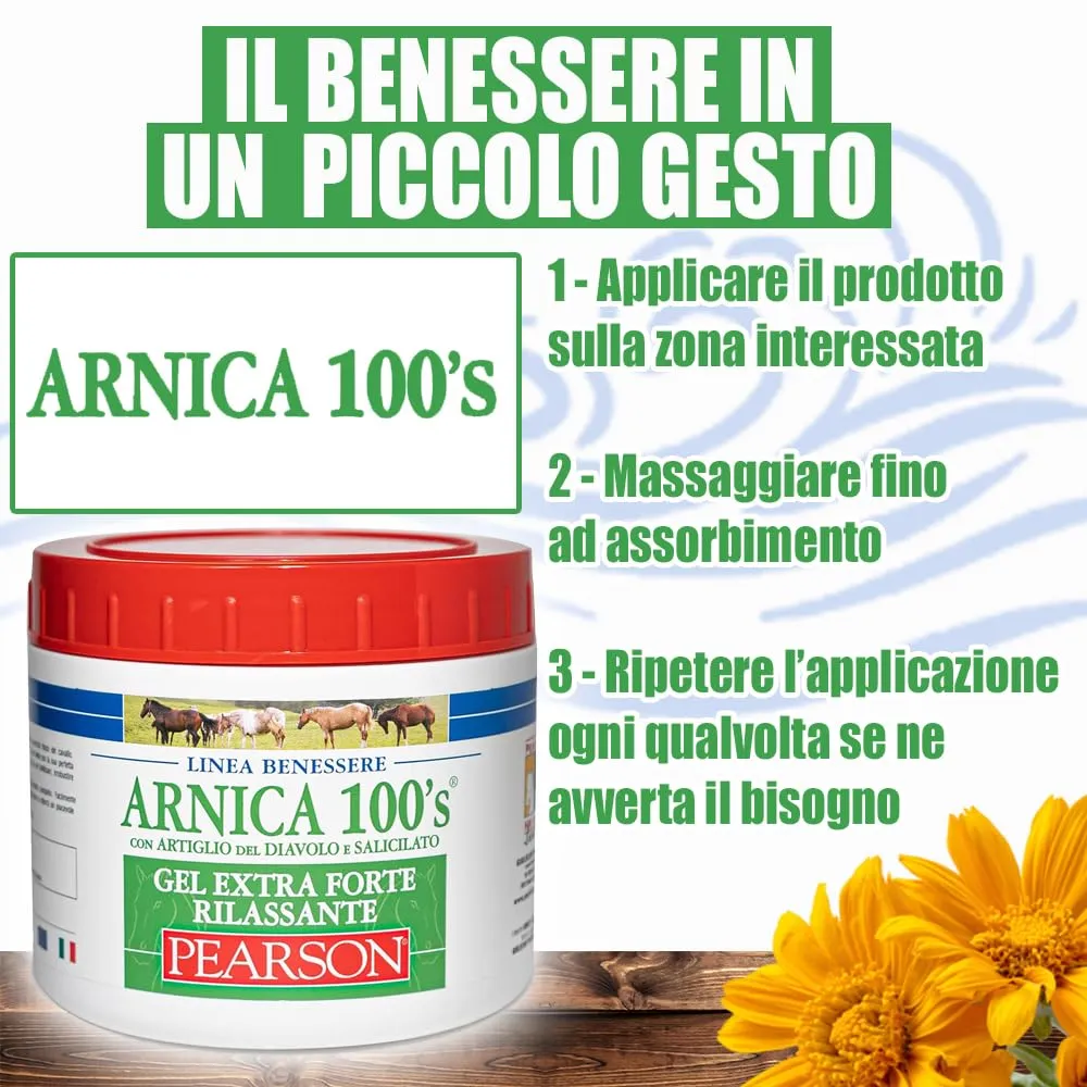 Pearson Arnica Gel Extraforte Rilassante per Cavalli, 500 ml - immagine 5