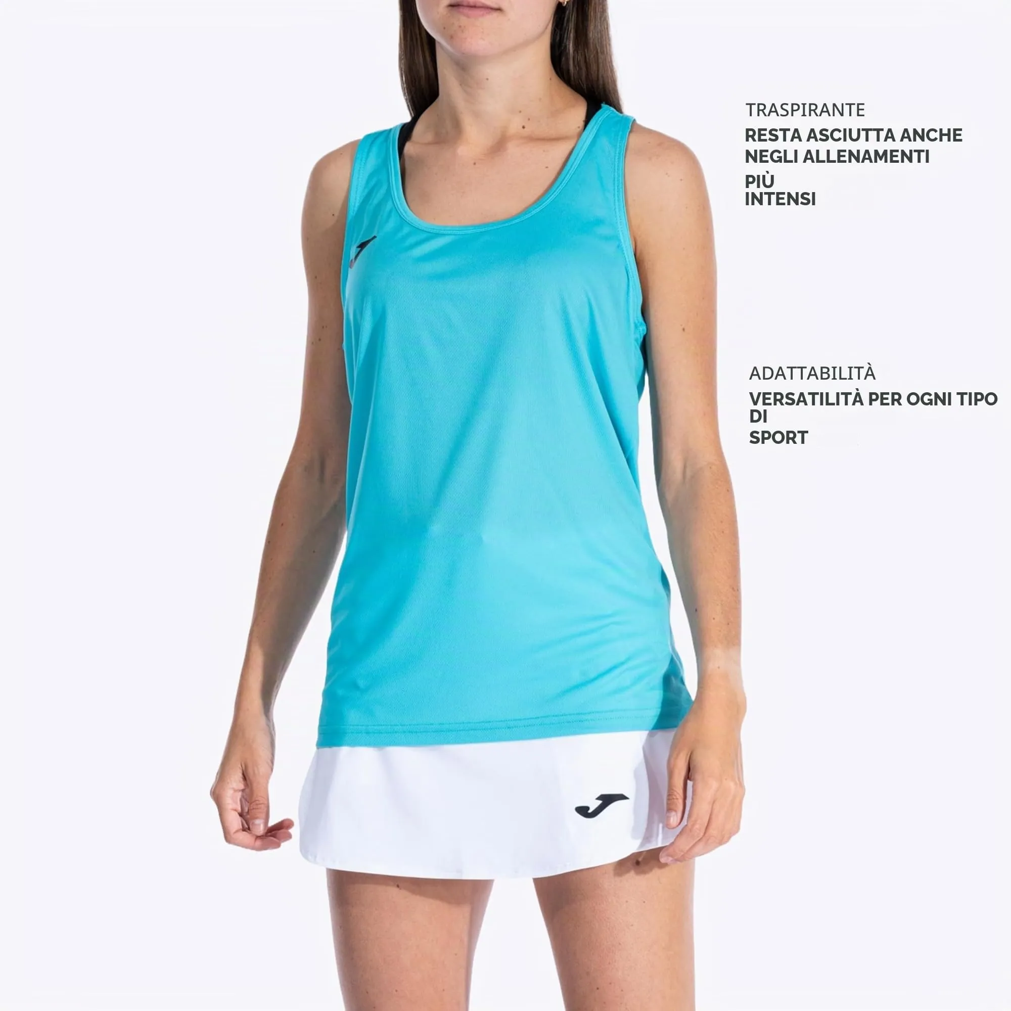 Joma Maglietta da Donna Siena - Turchese - XS - immagine 2