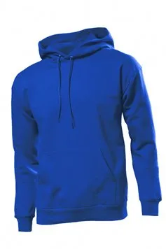 Fruit of the Loom Hooded Men's Sweatshirt, Royal Blue, S - immagine 2