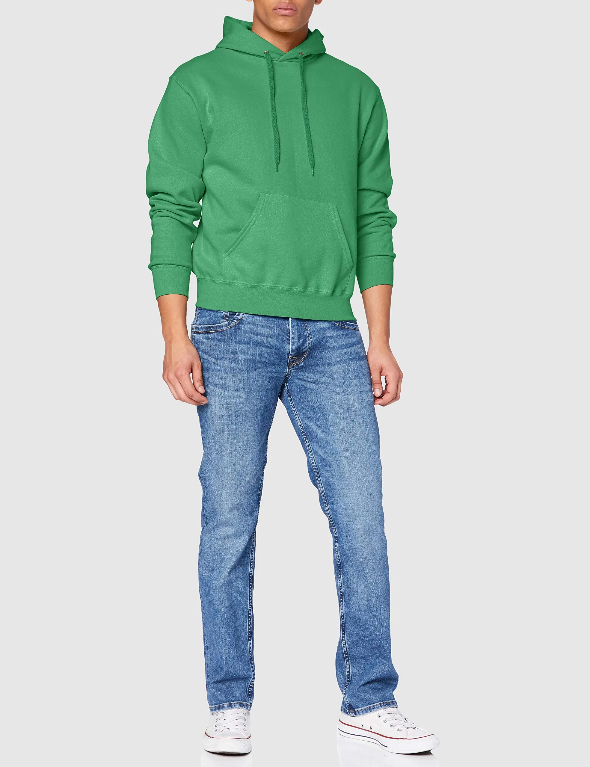 Fruit of the Loom Felpa con cappuccio Uomo, Verde (Kelly Green), 2XL - immagine 3