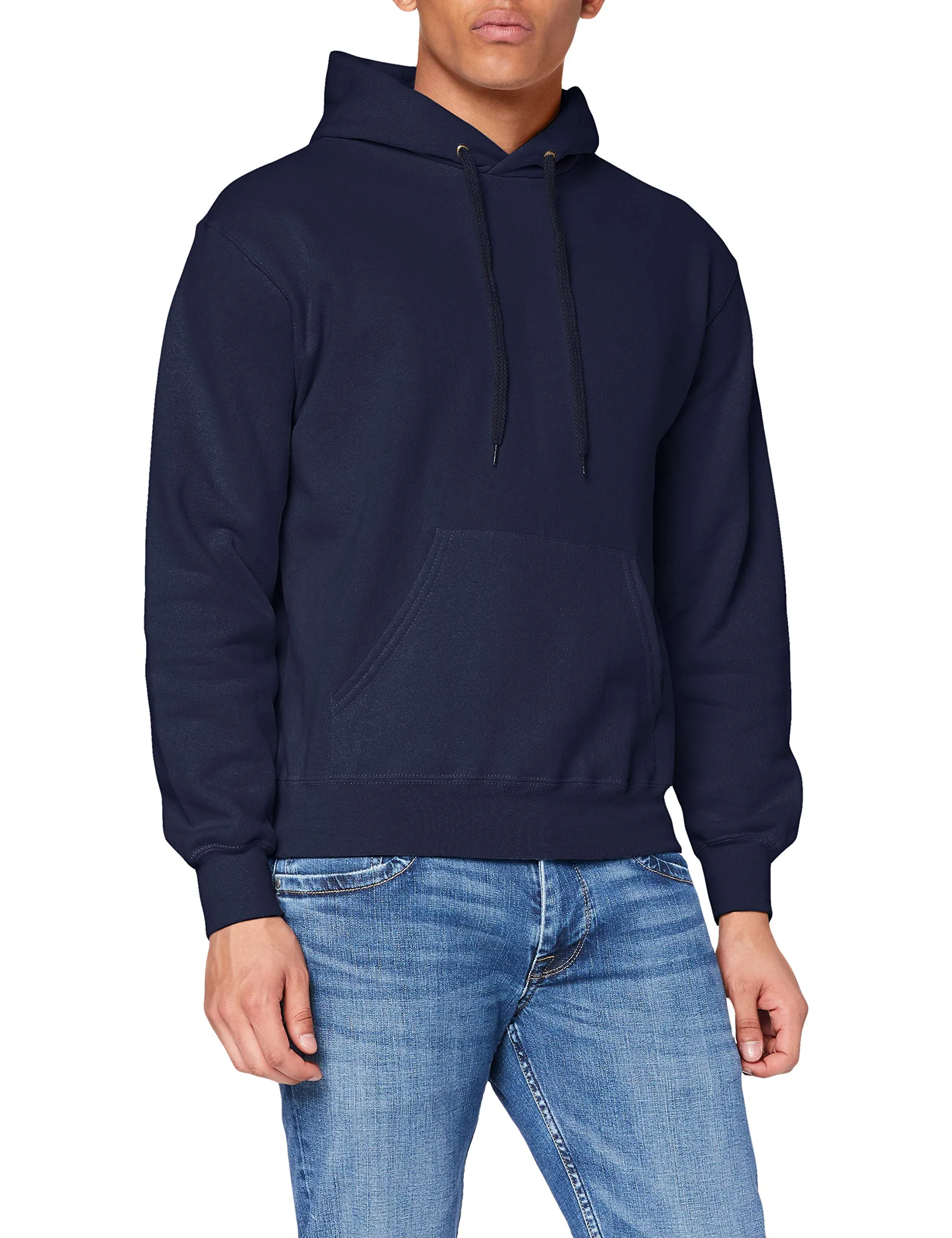 Fruit of the Loom 62-208-0 Felpa classica con cappuccio da uomo Marina Militare XL - immagine 2