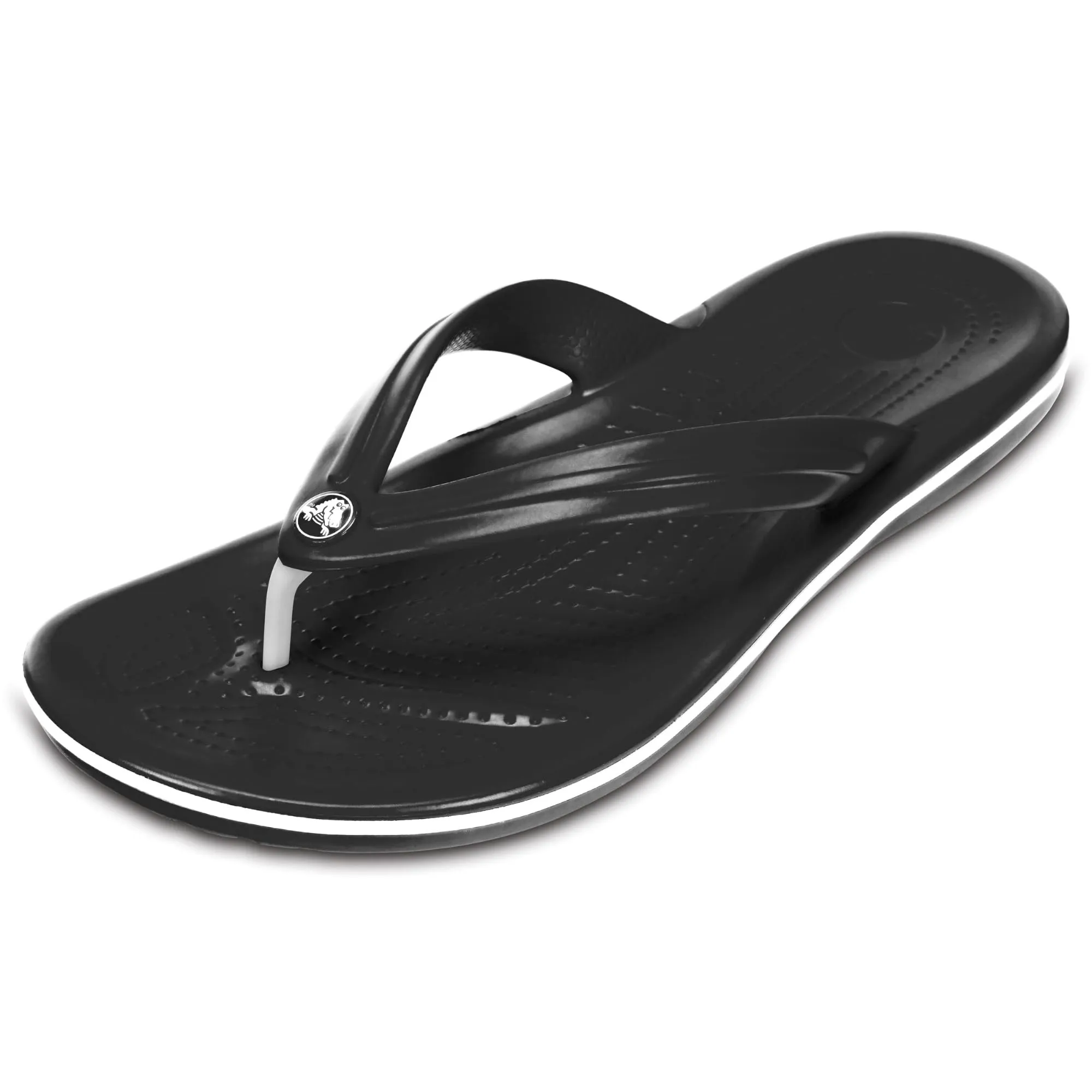 Crocs Crocband Flip Unisex Adulto, Nero, 37/38 EU - immagine 1