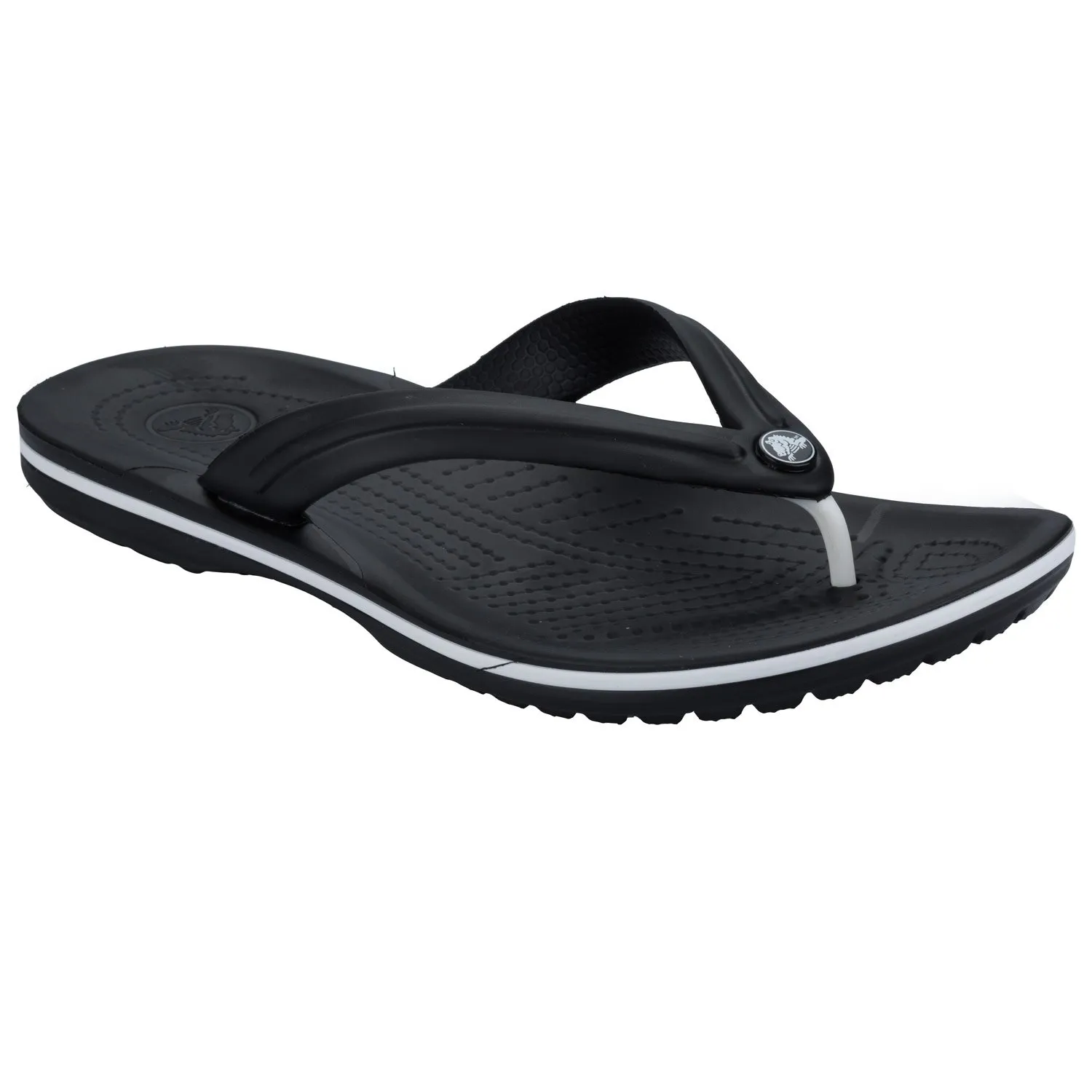 Crocs Crocband Flip Unisex Adulto, Nero, 37/38 EU - immagine 4