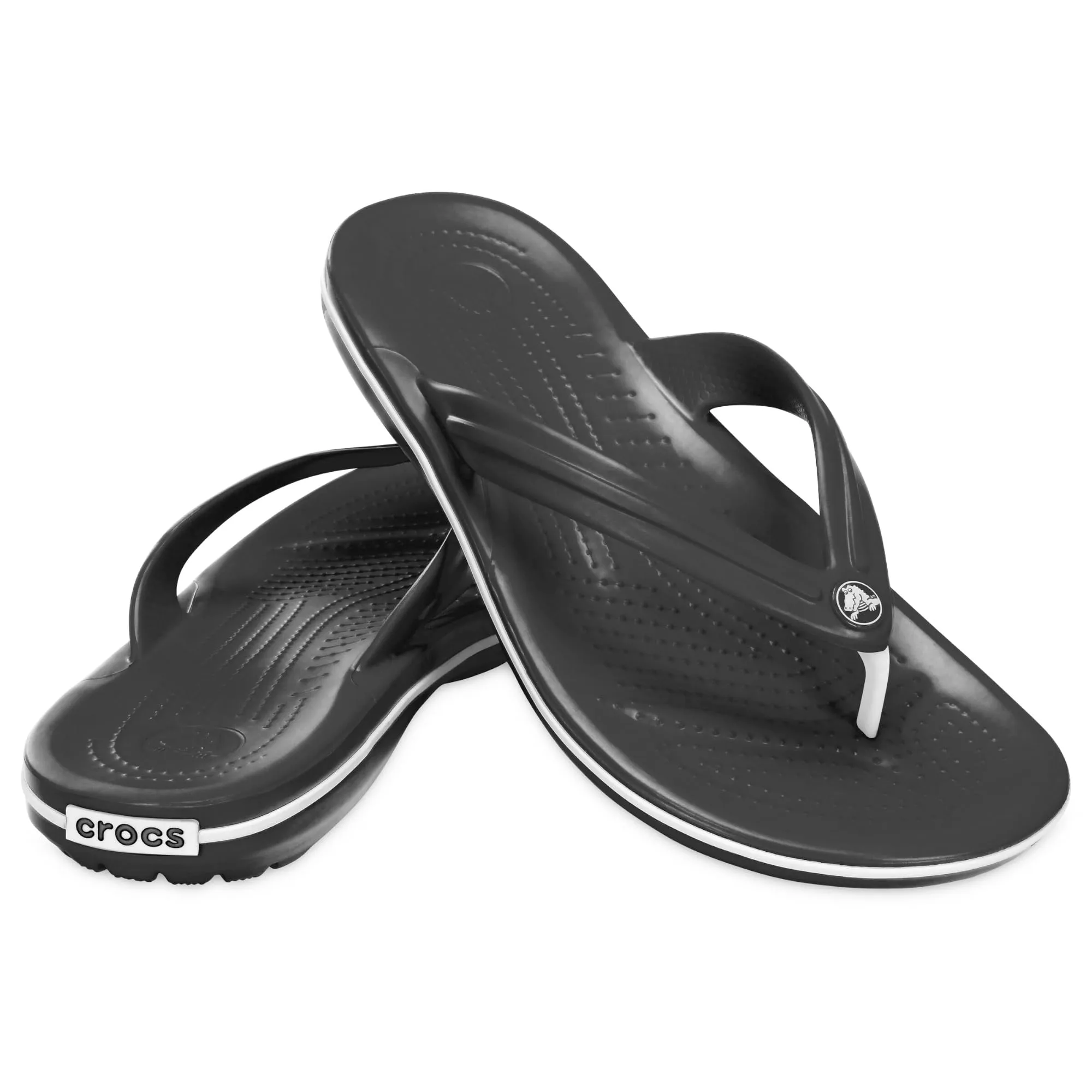 Crocs Crocband Flip Unisex Adulto, Nero, 37/38 EU - immagine 8