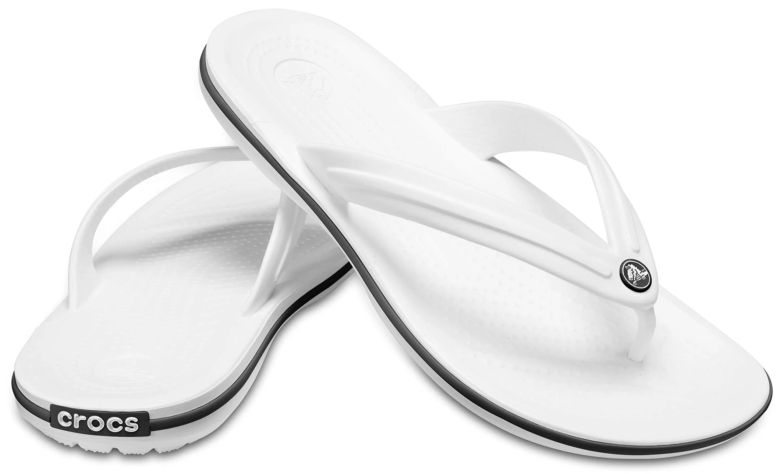 Crocs Crocband Flip Unisex Adulto, Bianco, 36/37 EU - immagine 2
