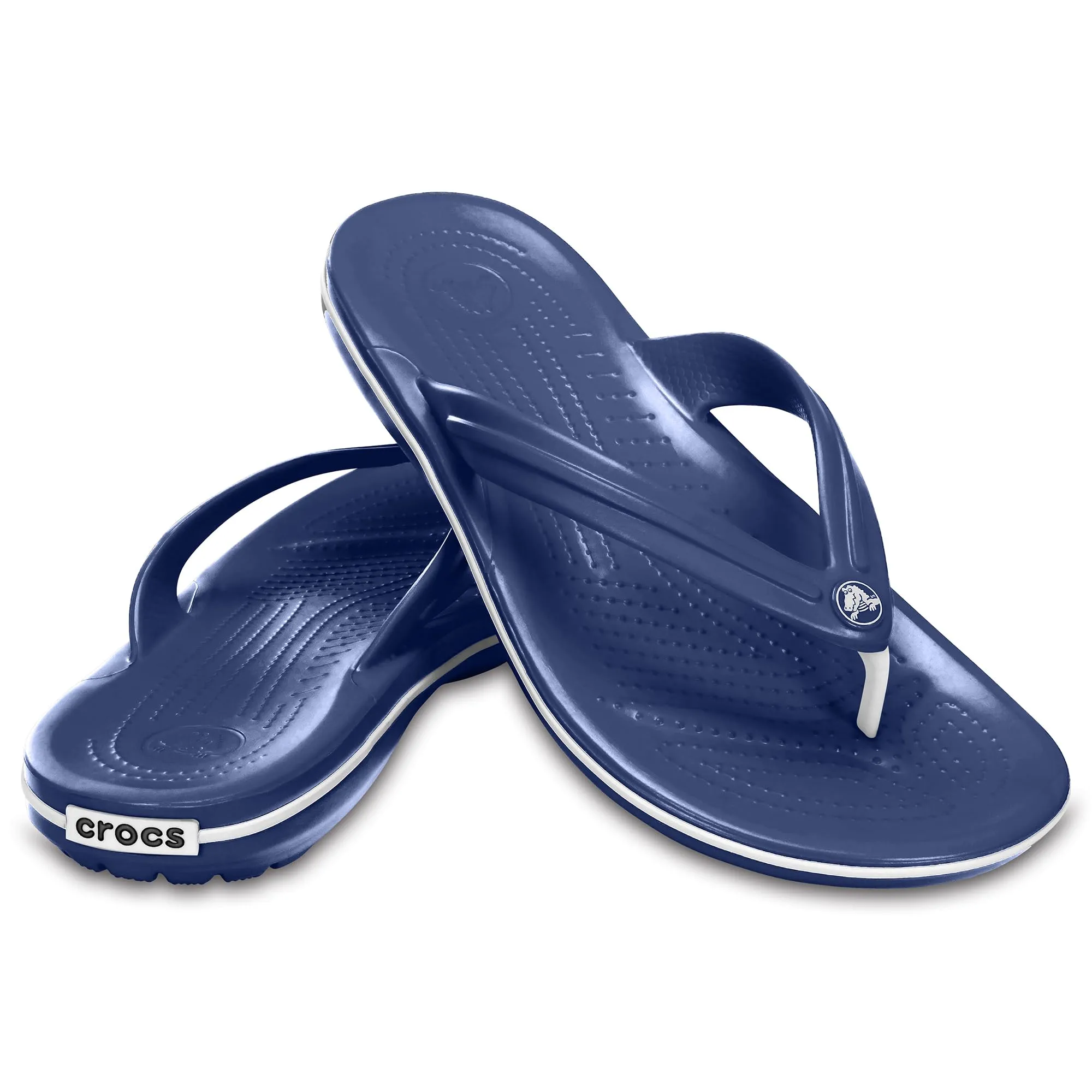 Crocs Crocband Flip Unisex Adulto, Navy, 37/38 EU - immagine 6