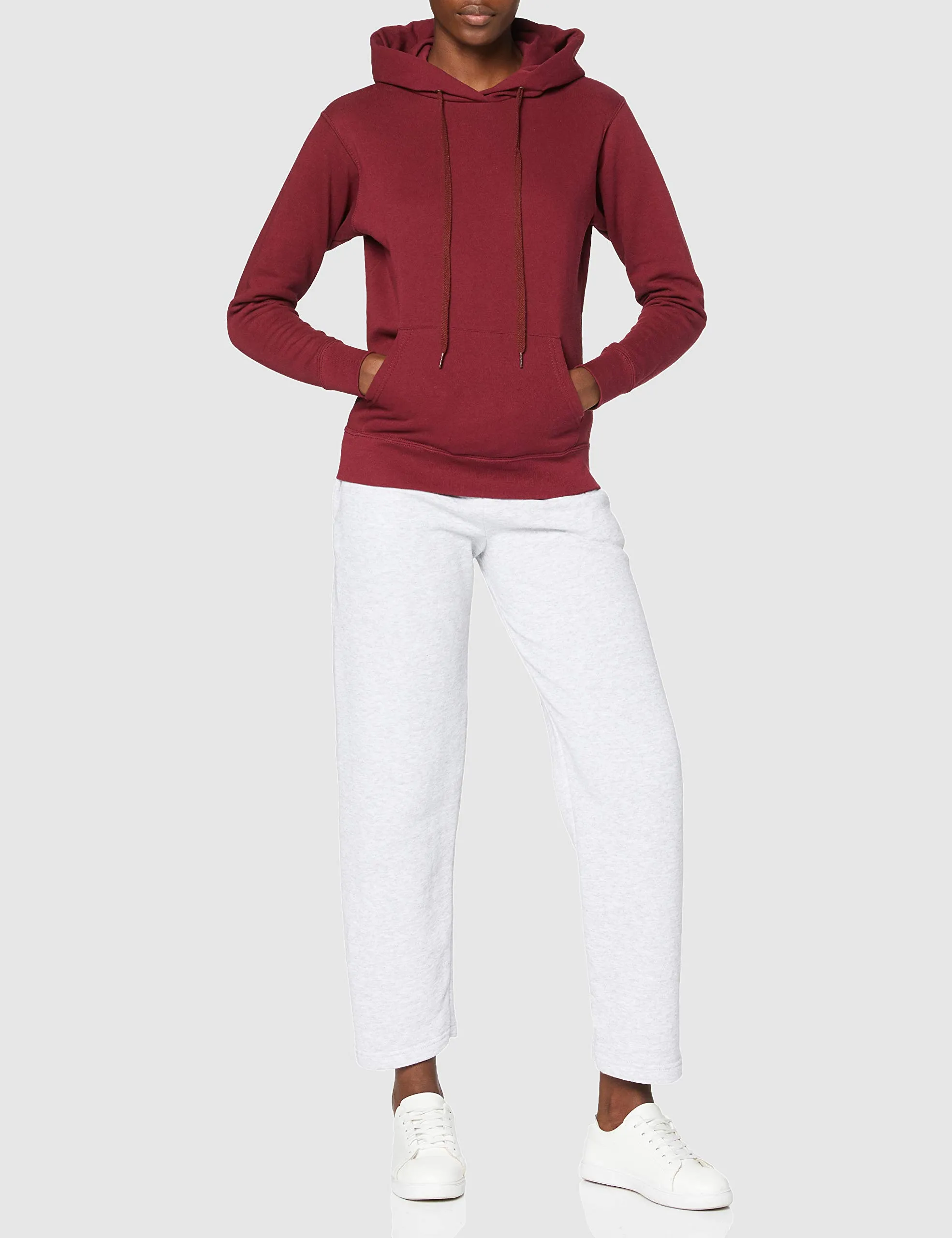 Fruit of the Loom SS068M Men's Hoodie, Burgundy, XXL - immagine 2