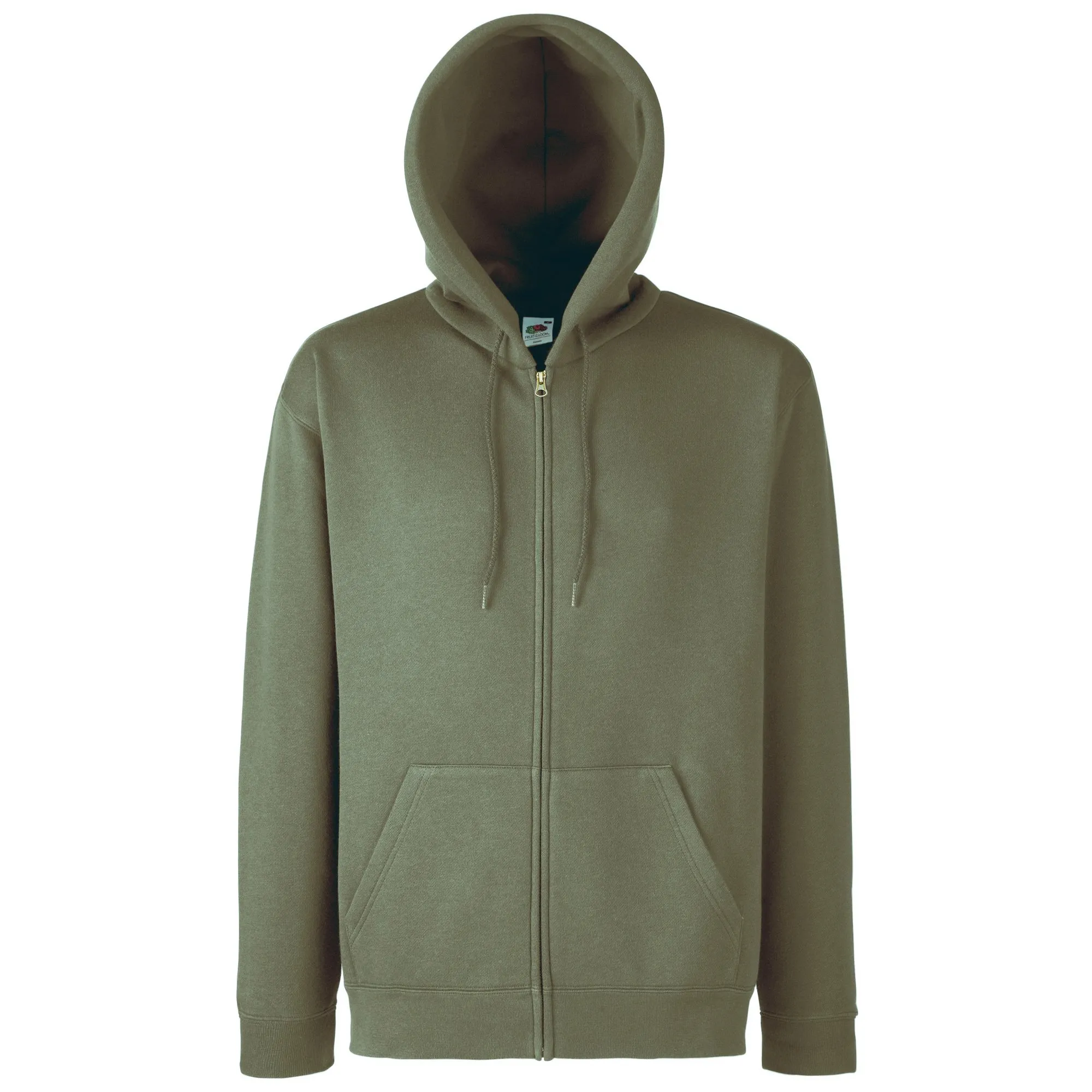 Fruit of the Loom Men's Long Sleeve Hoodie, White, L - immagine 2