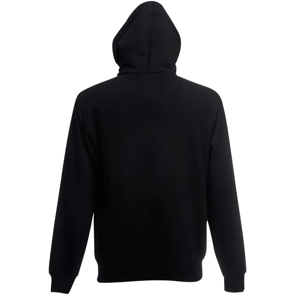 Fruit of the Loom Hooded Felpa, Grigio Grey Heather, L Uomo - immagine 4