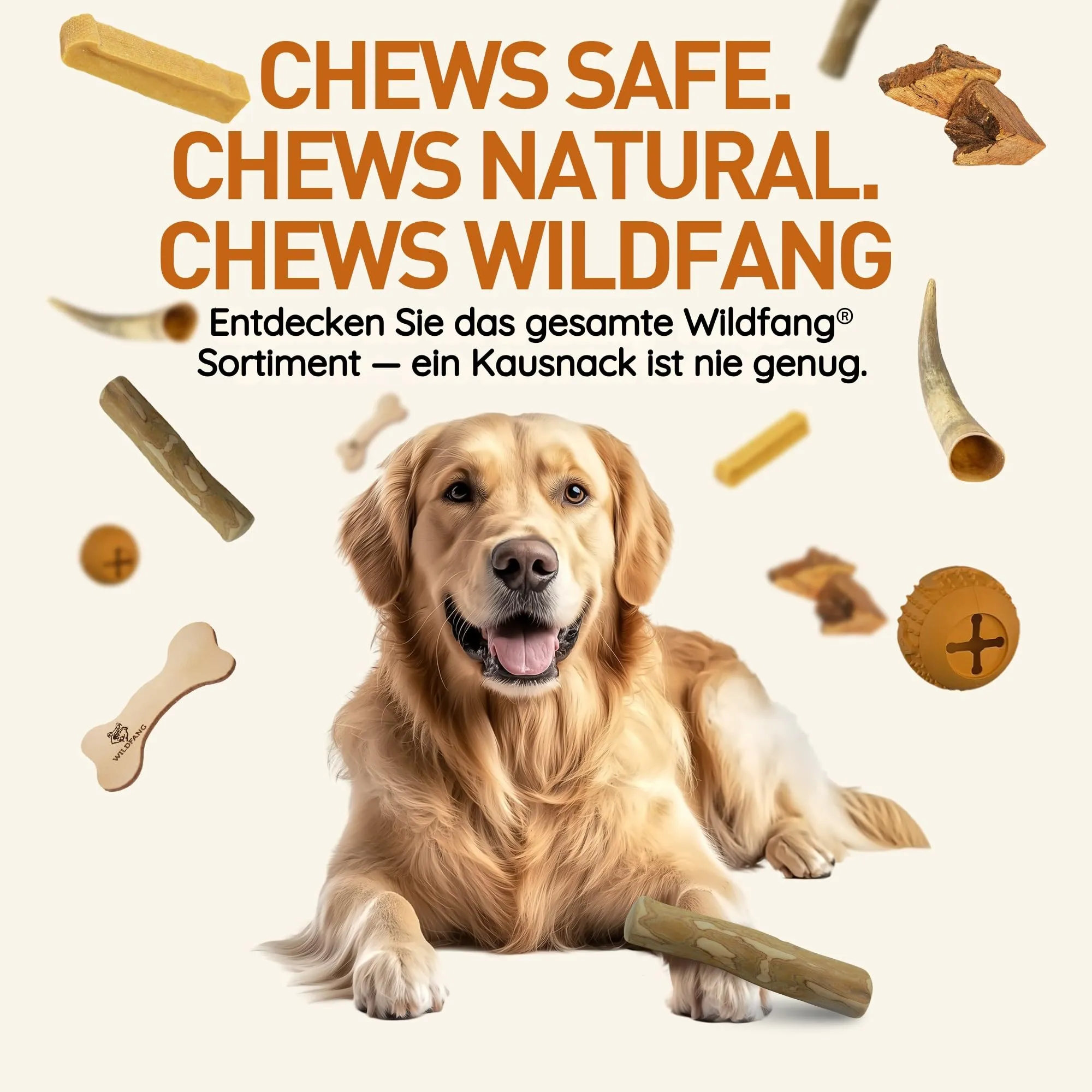 Wildfang Legno di Caffè Cani, X-Grande, Confezione da 1 - immagine 7