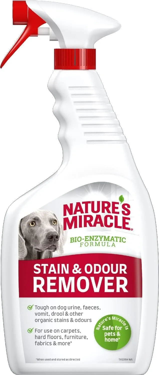 Nature's Miracle Stain & Odour Remover for Dogs, Citrus Scent, 709 ml - immagine 1
