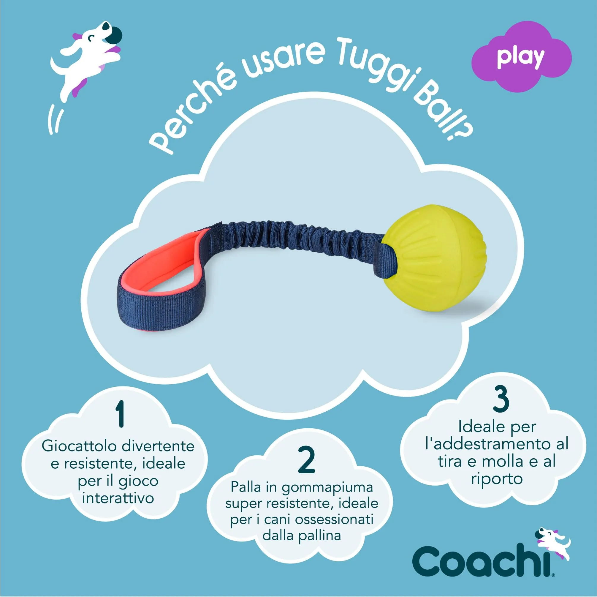 Coachi Tuggi Ball per cani - immagine 2