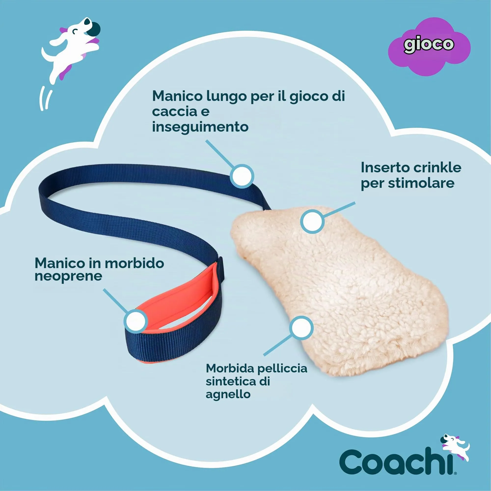 Coachi Chase & Crinkle per cani - immagine 3