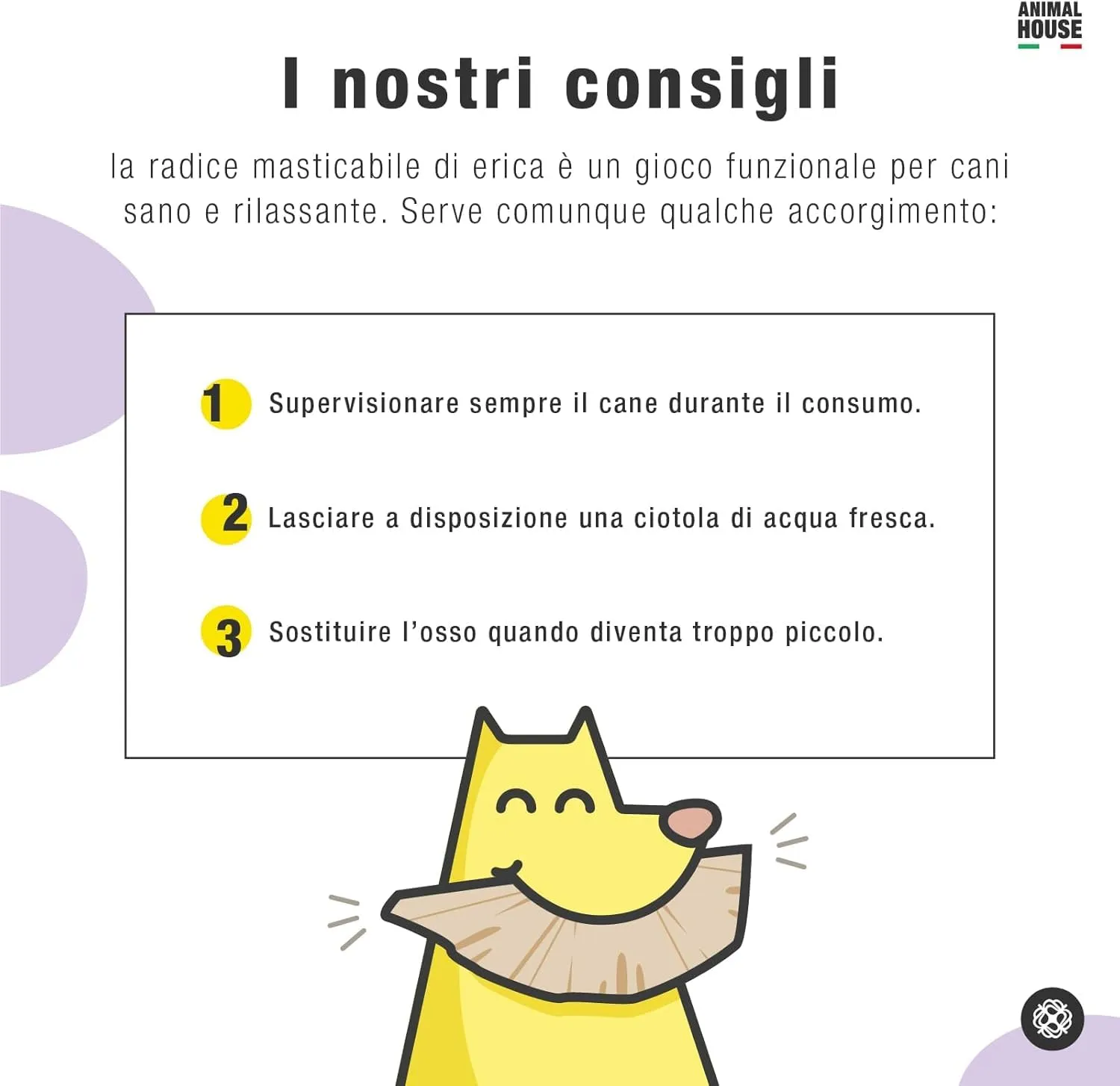 Animal House Radice di Erica per Cani, XL - immagine 5