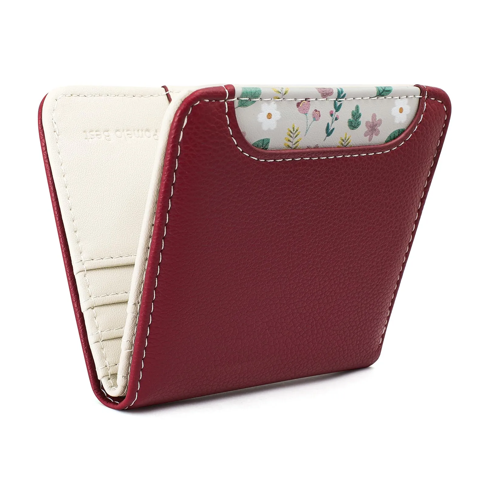 Pomelo Best Portafoglio da Donna Piccolo in Pelle PU con Blocco RFID, Rosso - immagine 1