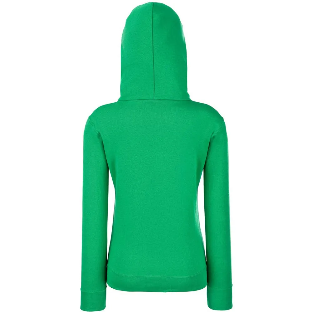 Fruit of the Loom Felpa con Cappuccio da Donna, Kelly Green, XL - immagine 2
