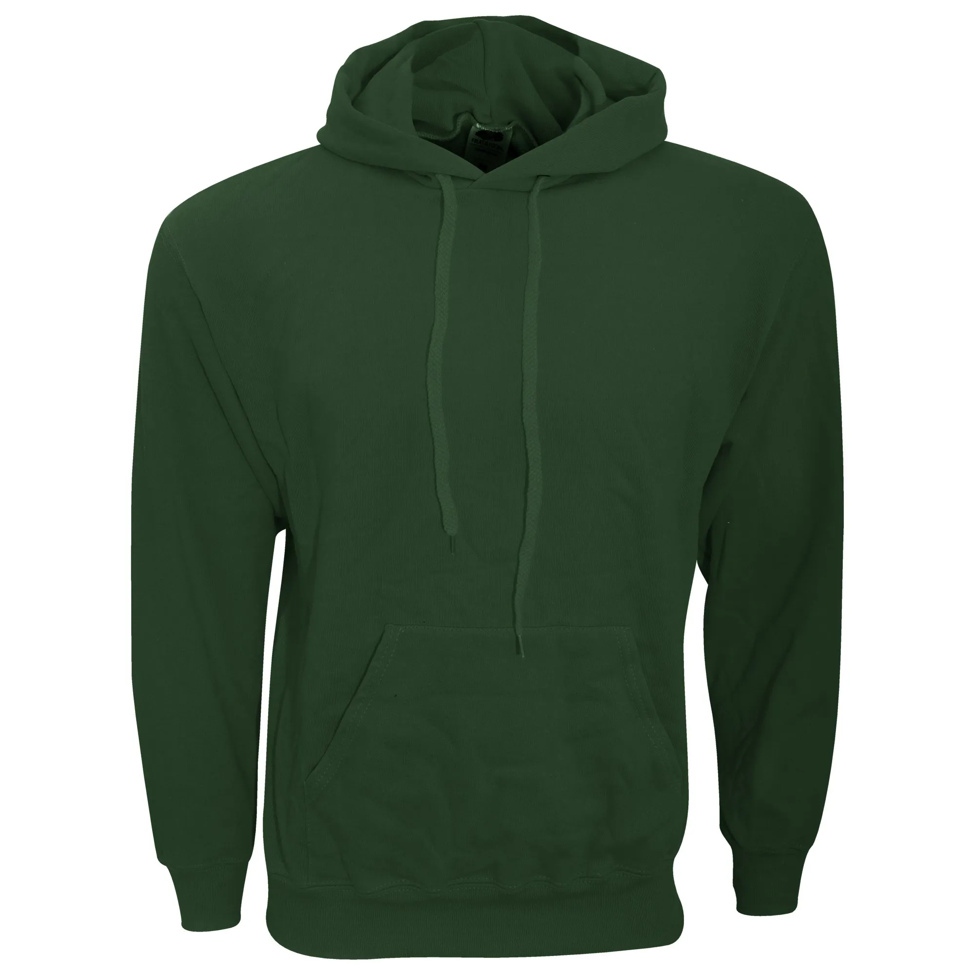 Fruit of the Loom Felpa con Cappuccio Uomo - XXL - Verde Bottiglia - immagine 1