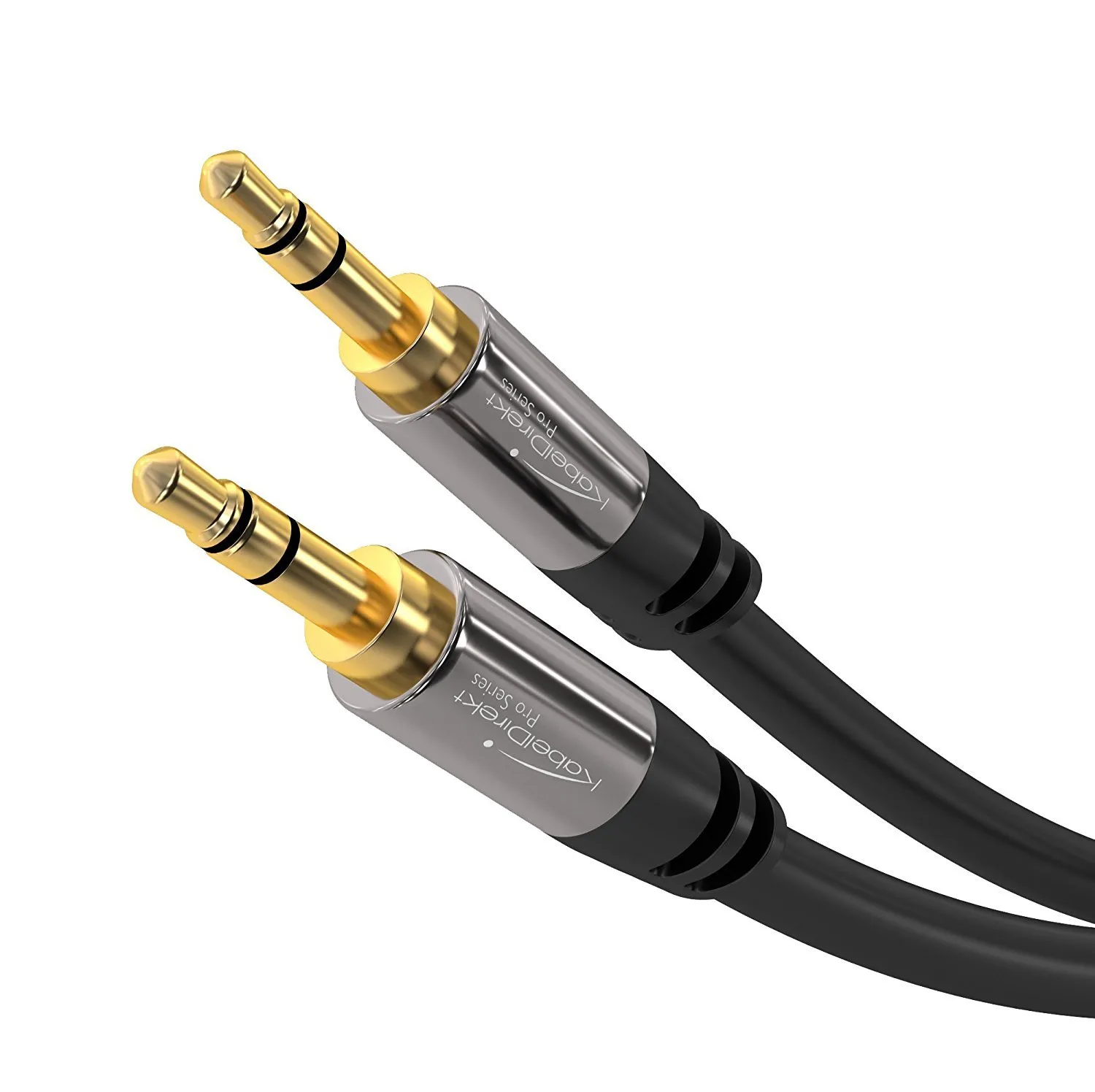 KabelDirekt Cavo Audio AUX Jack 3,5mm - 0,3m - immagine 1