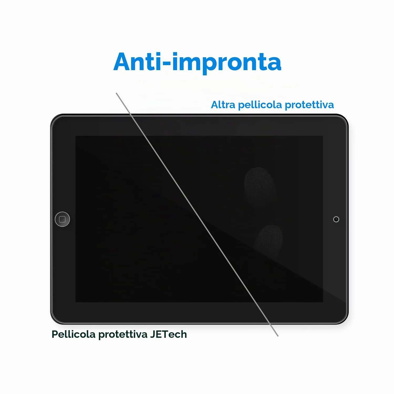 JETech Pellicola Protettiva in Vetro Temperato per iPad 2/3/4 9,7" (2011/2012) - immagine 5