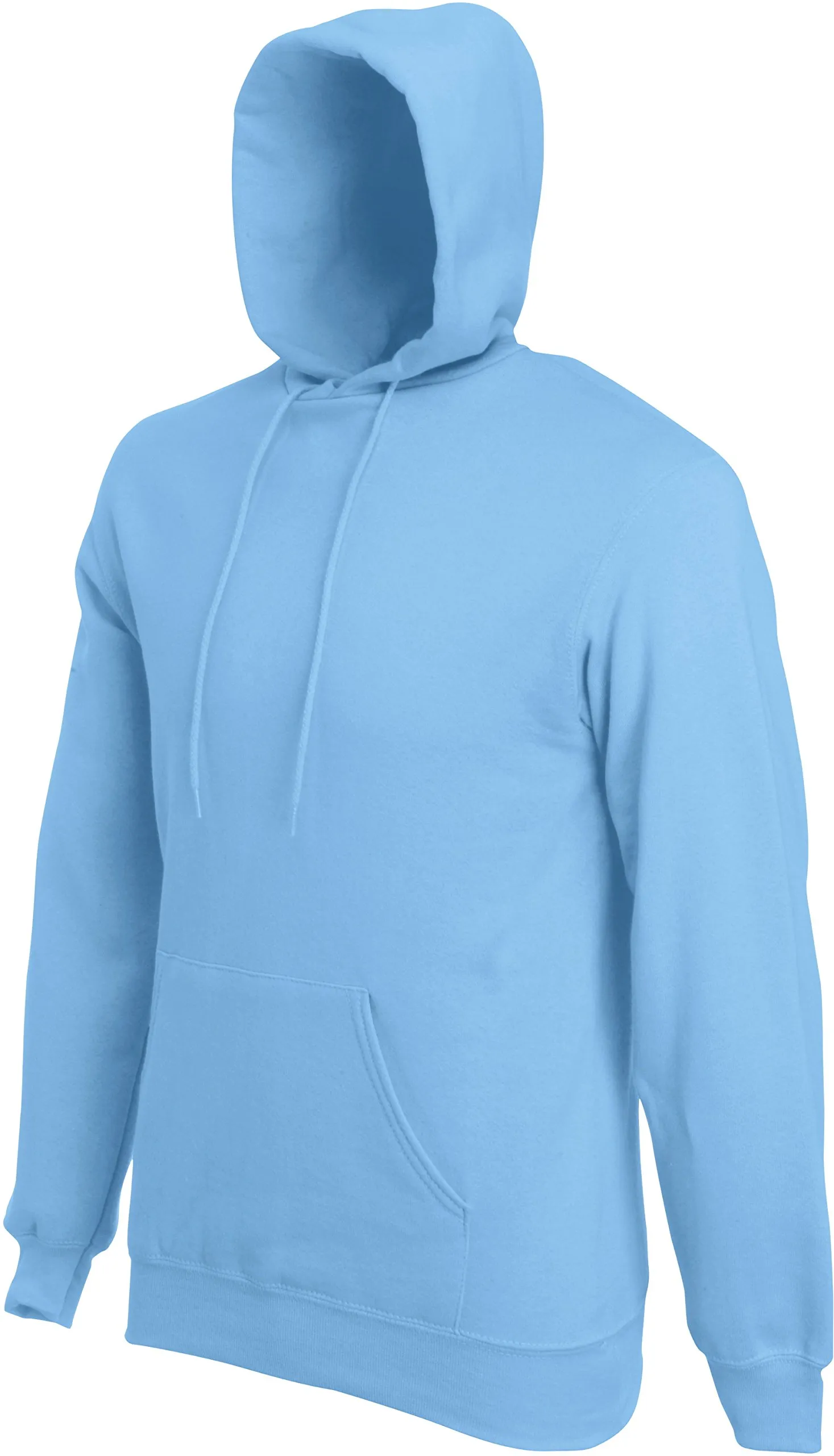 Fruit of the Loom Felpa con Cappuccio Uomo - Azzurro - M - immagine 1