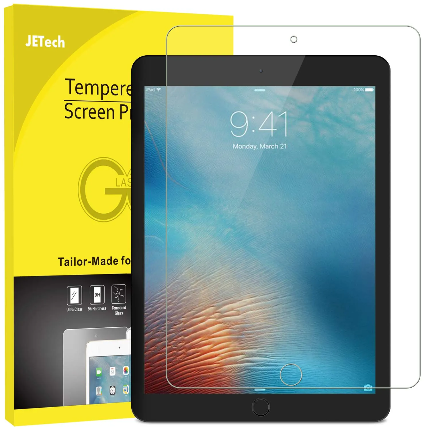 JETech Pellicola Protettiva per iPad mini 5ª/4ª Gen, 1 Pezzo - immagine 1