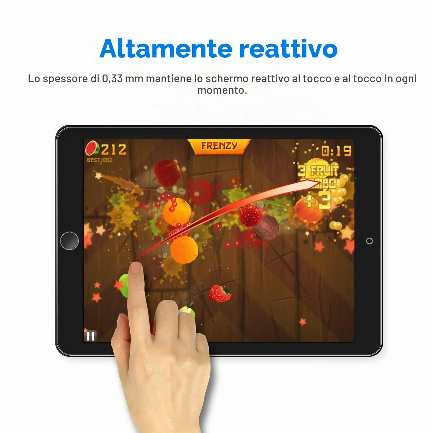 JETech Pellicola Protettiva per iPad mini 5ª/4ª Gen, 1 Pezzo - immagine 4
