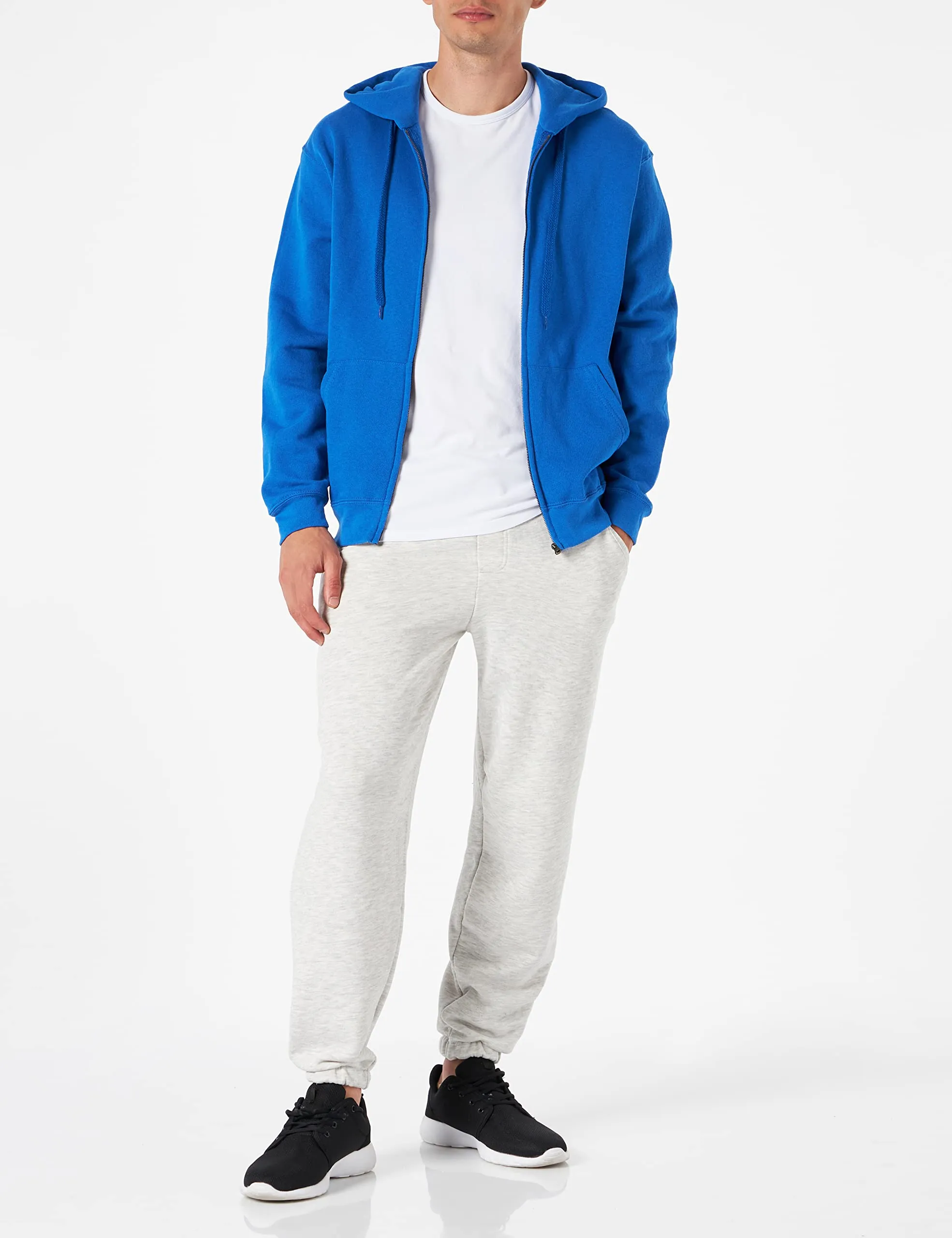 Fruit of the Loom Classic Felpa con Cappuccio Uomo, Blu Royal, Small - immagine 3