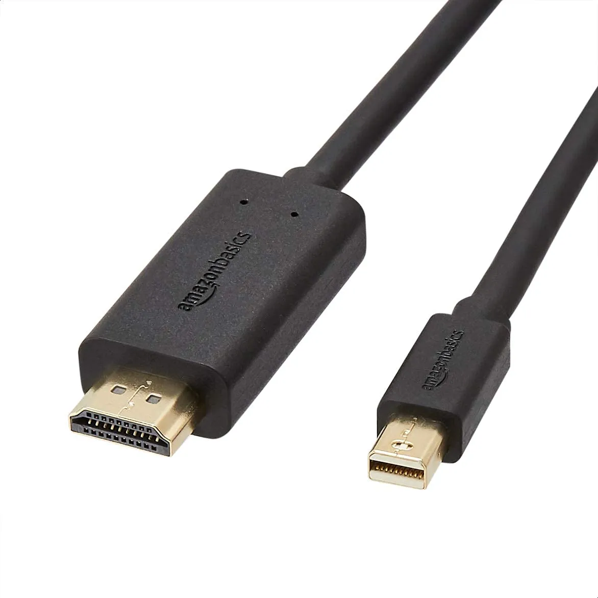 Amazon Basics Cavo Mini DisplayPort a HDMI, 1.83 m, Nero - immagine 1