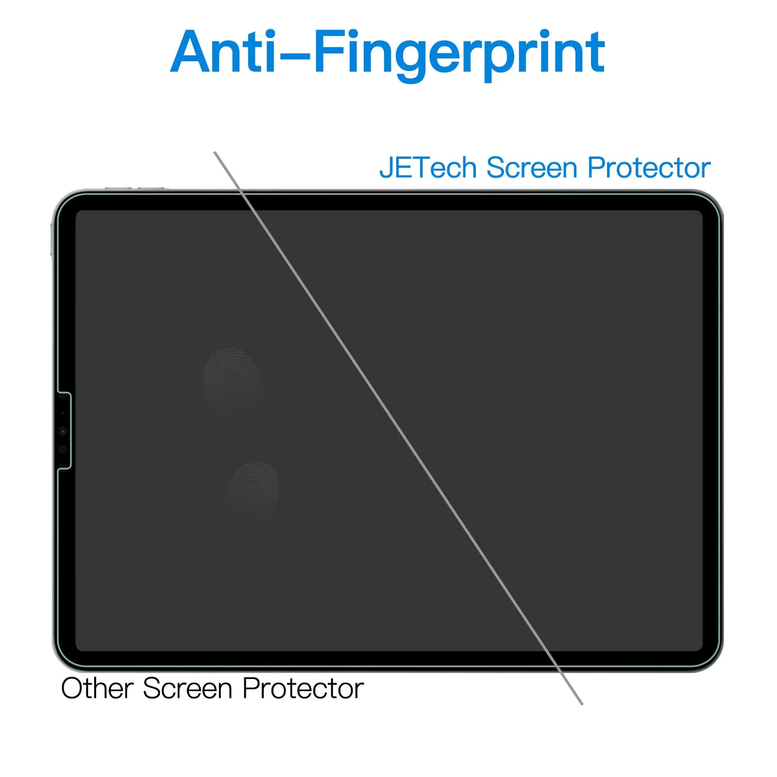 JETech Pellicola Protettiva in Vetro Temperato per iPad Pro 11" e iPad Air 5/4 10,9" - immagine 7