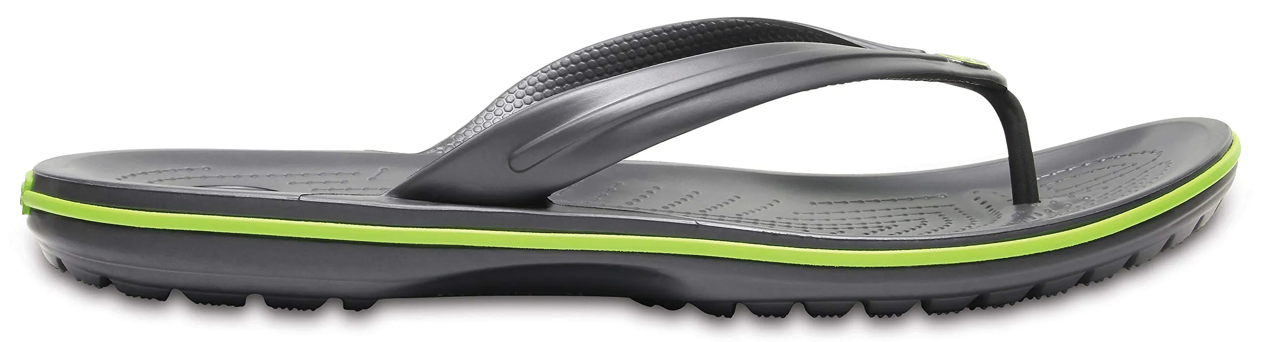 Crocs Crocband Flip Unisex Adulto - Graphite Volt Green, 41/42 EU - immagine 1
