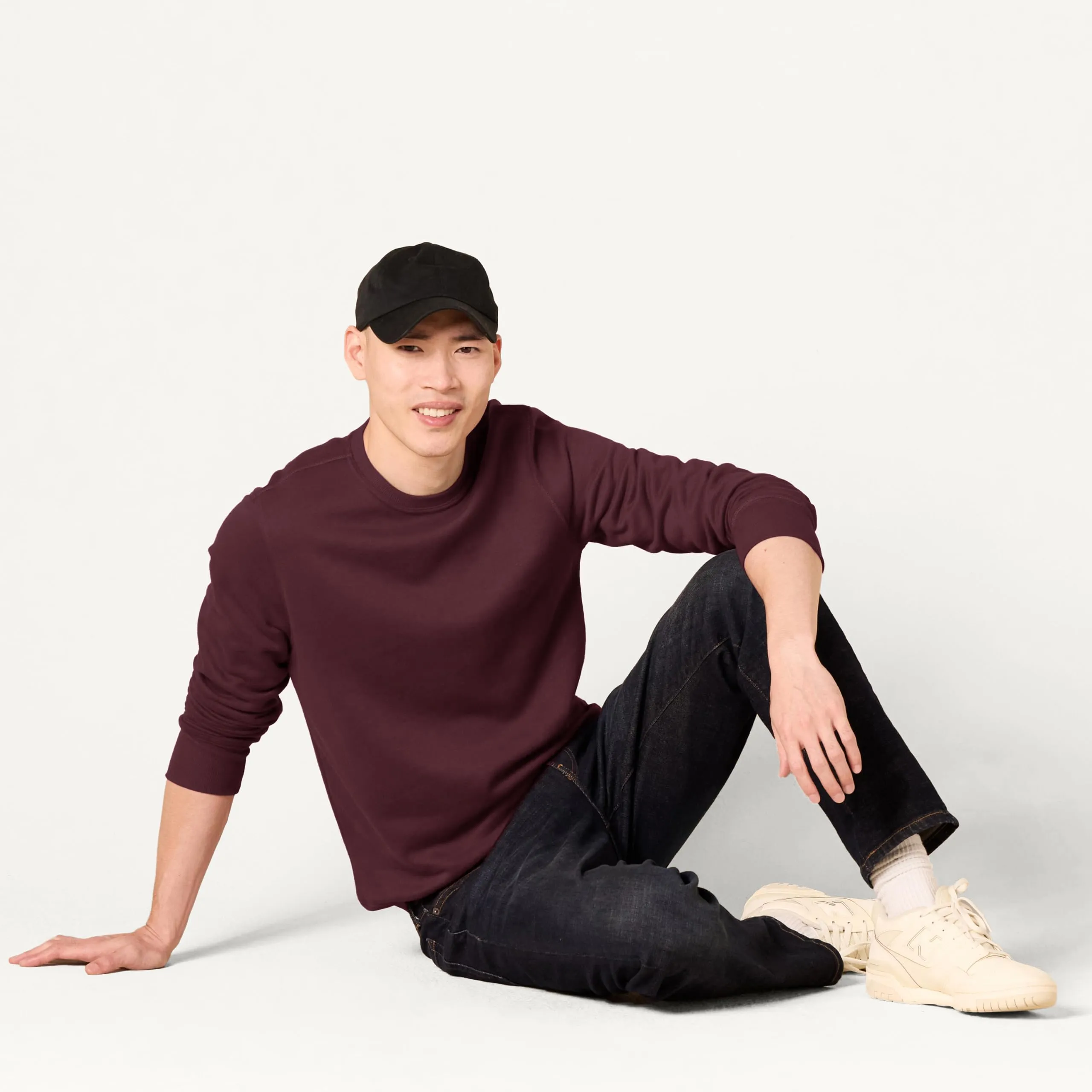 Amazon Essentials Felpa girocollo in pile Uomo, Bordeaux, XXL - immagine 5