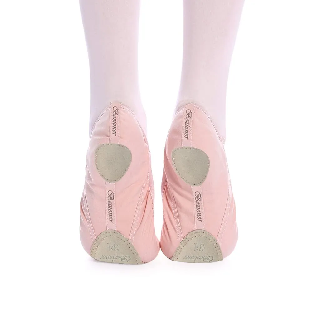 Bezioner Balletto Scarpe di Tela Split Pantofole Rosa 26 EU - immagine 3