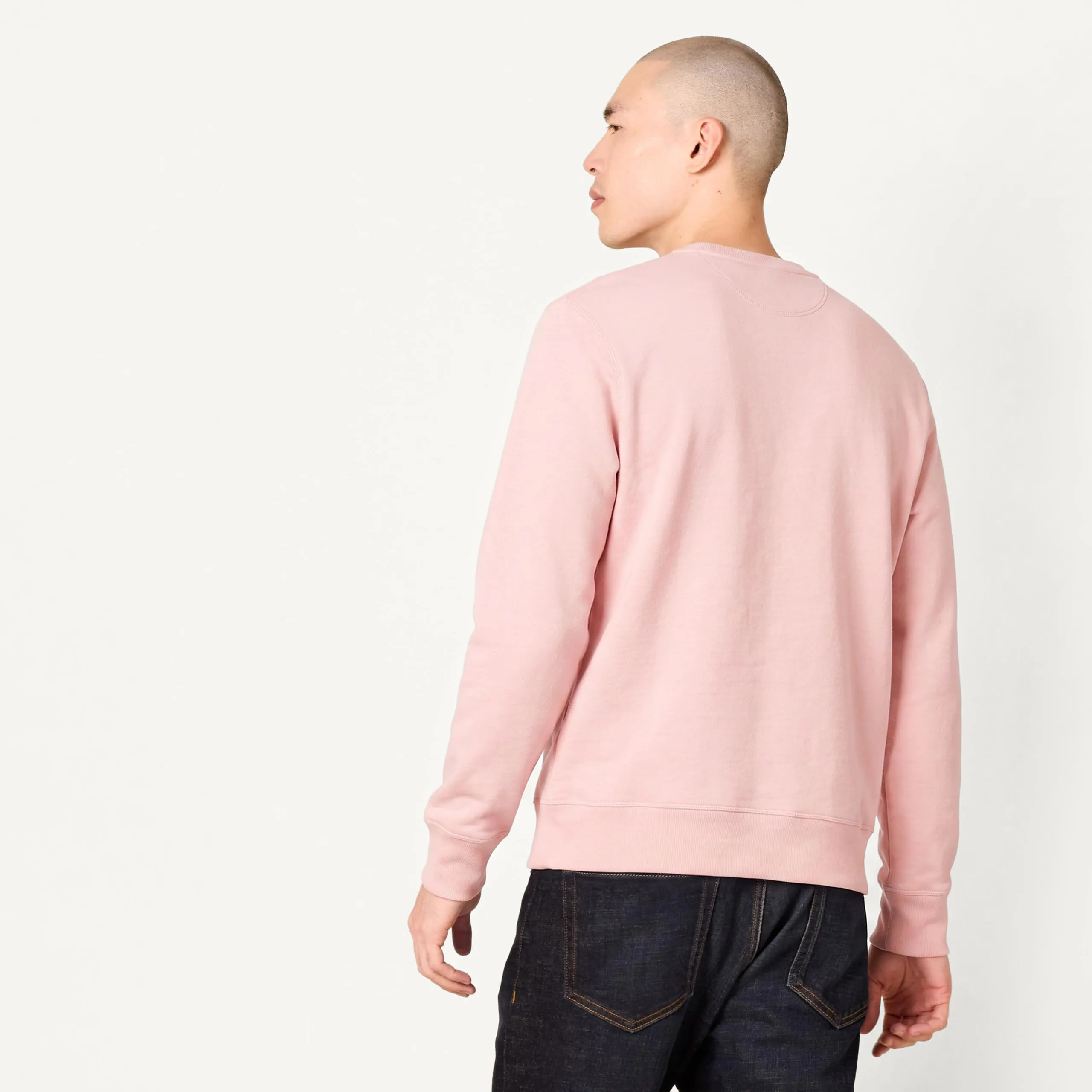 Amazon Essentials Felpa girocollo in pile Uomo, Rosa, S - immagine 3