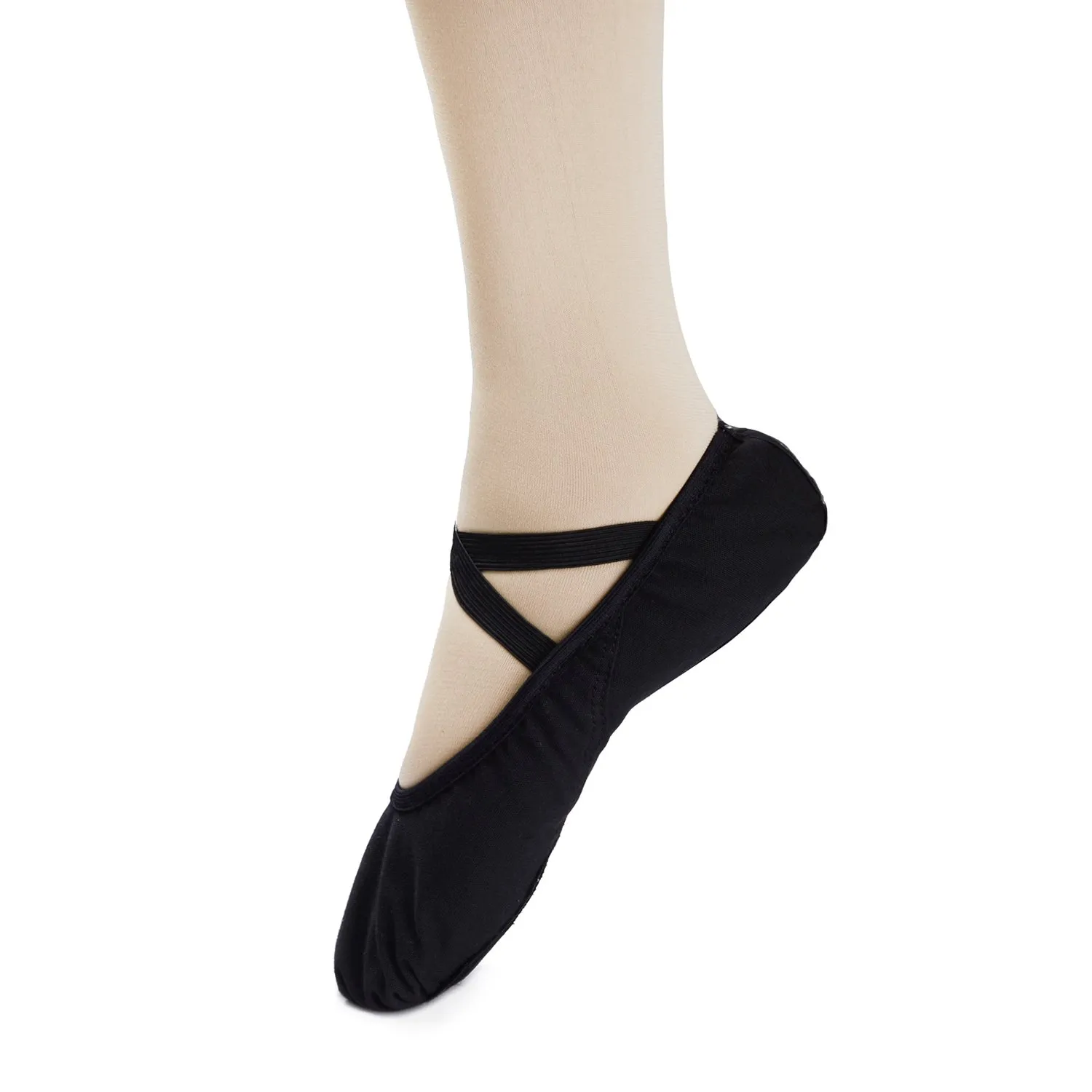 Bezioner Ballet Canvas Split Sole Shoes, Nero, 27 EU - immagine 3