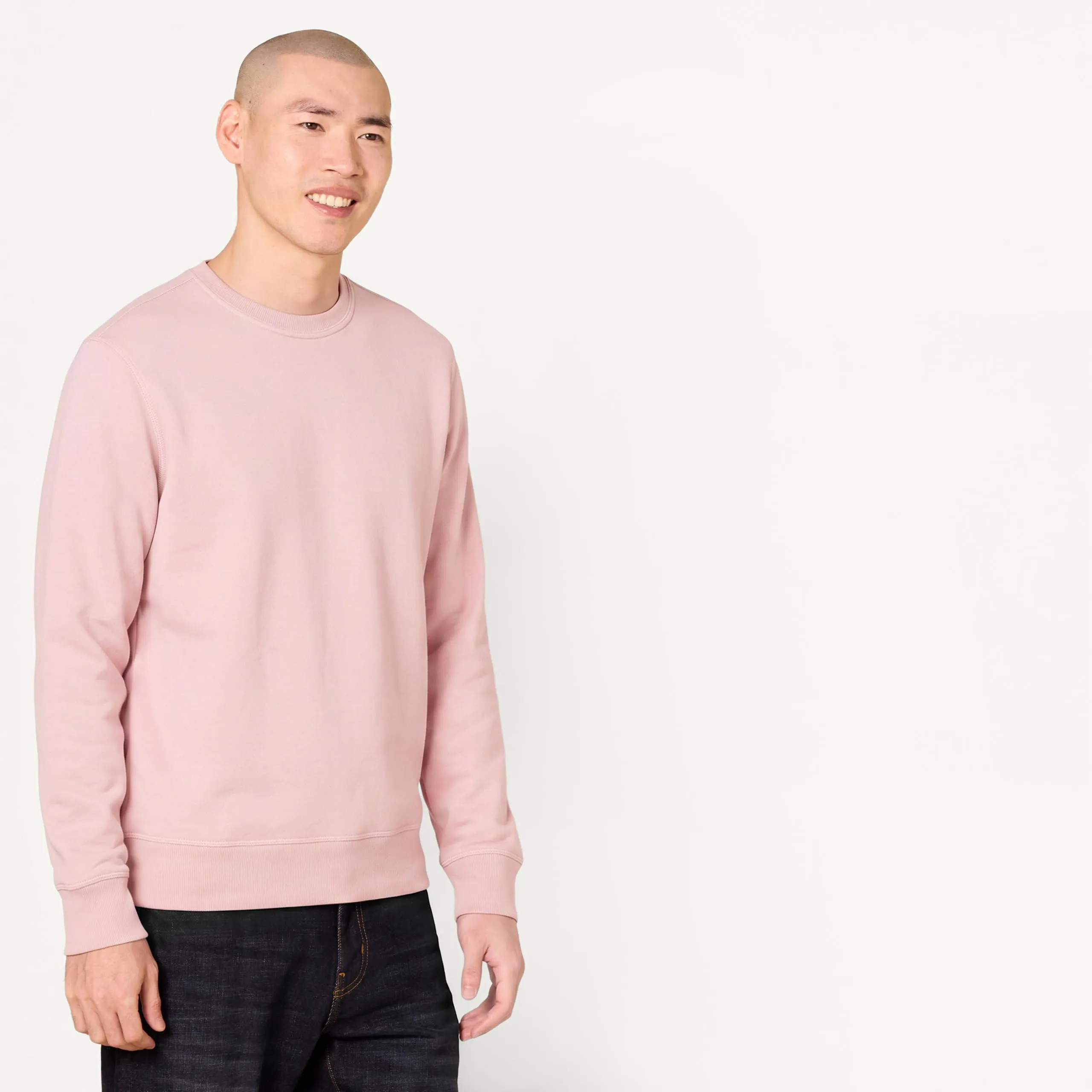 Amazon Essentials Felpa Girocollo in Pile Uomo, Rosa, M - immagine 2