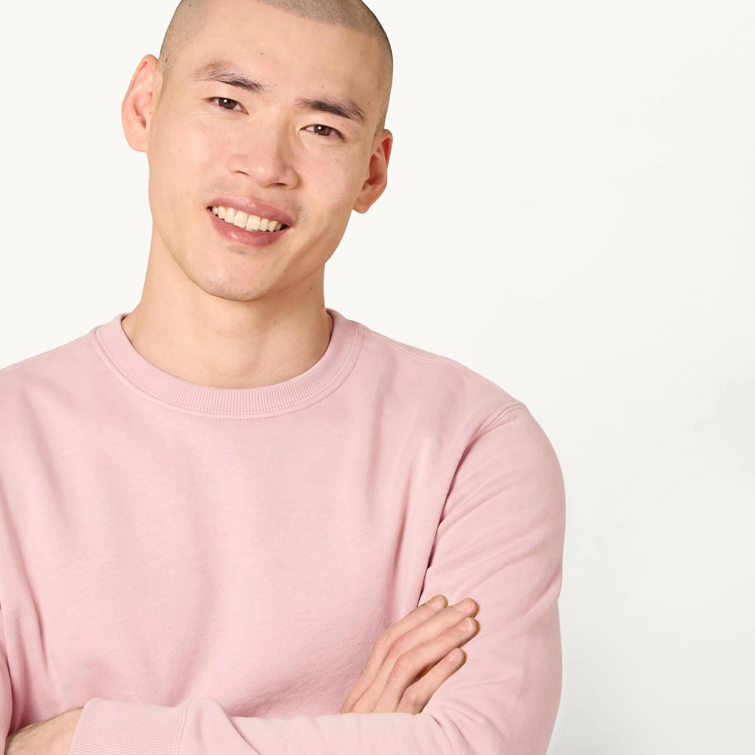 Amazon Essentials Felpa Girocollo in Pile Uomo, Rosa, M - immagine 4