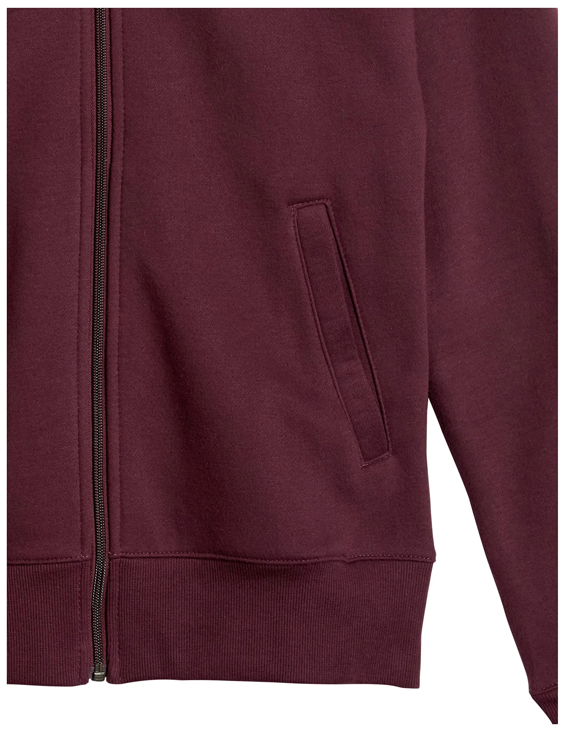 Amazon Essentials Maglione in Pile con Zip Integrale, Bordeaux, S - immagine 9