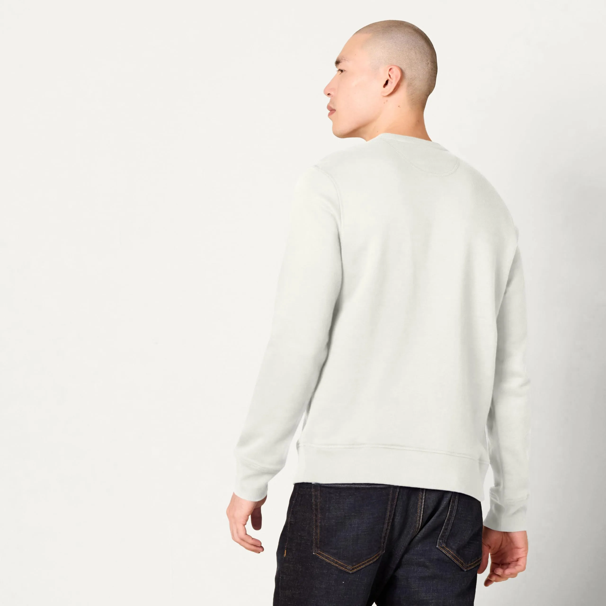 Amazon Essentials Felpa Girocollo in Pile Uomo, Bianco Sporco, M - immagine 5
