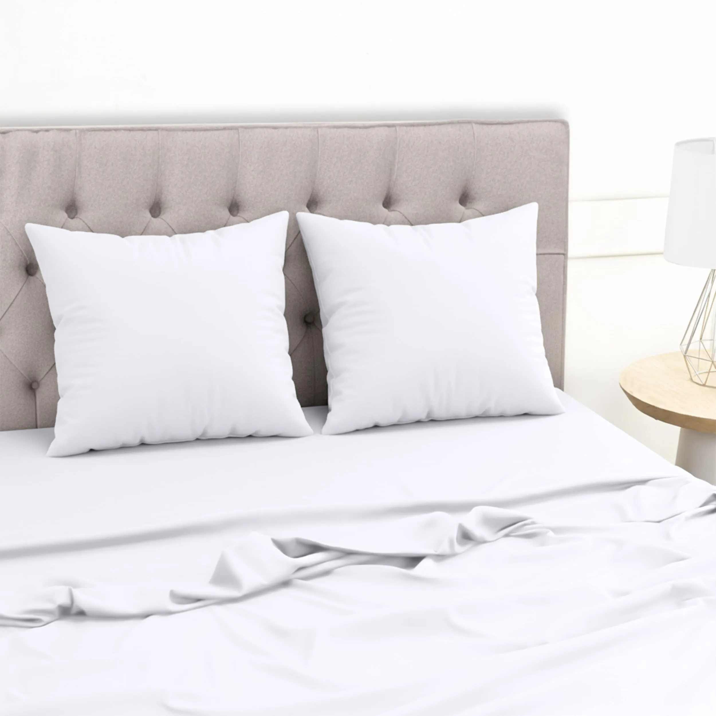 Utopia Bedding Set Lenzuola Letto 4 Pezzi, 160x200cm, Bianca - immagine 6