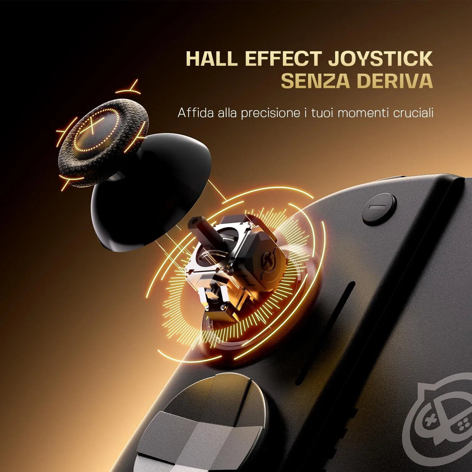 NYXI Hyperion 3 Wireless Controller for Switch 2, Hall Effect Joysticks, Mechanical Buttons, 9-Axis Gyroscope, Programmable Back Buttons, Ergonomic Design - immagine 3