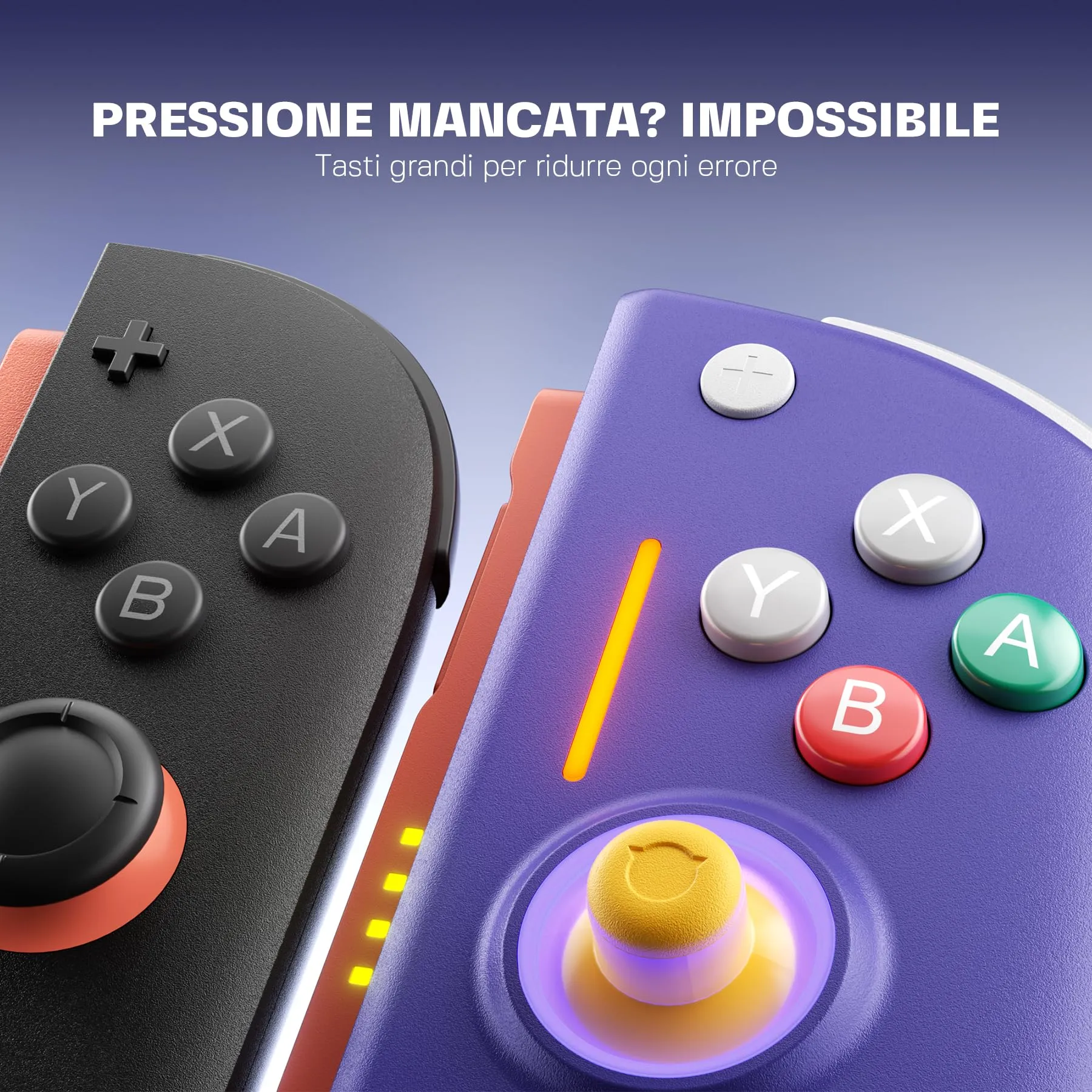 NYXI Hyperion 3 Wireless Controller for Switch 2, Hall Effect Joysticks, Mechanical Buttons, 9-Axis Gyroscope, Programmable Back Buttons, Ergonomic Design - immagine 5