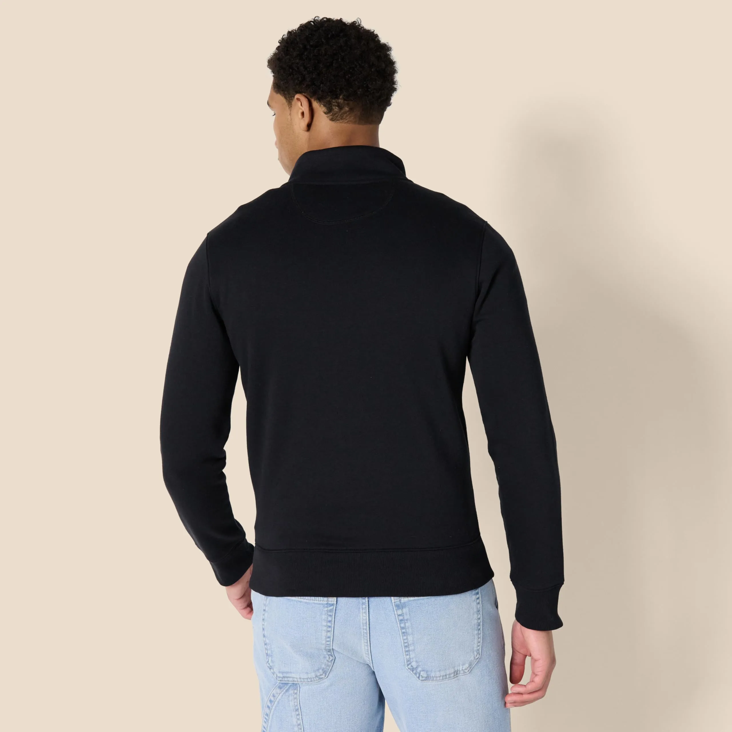 Amazon Essentials Maglione in Pile con Zip Integrale, Nero, XL - immagine 3