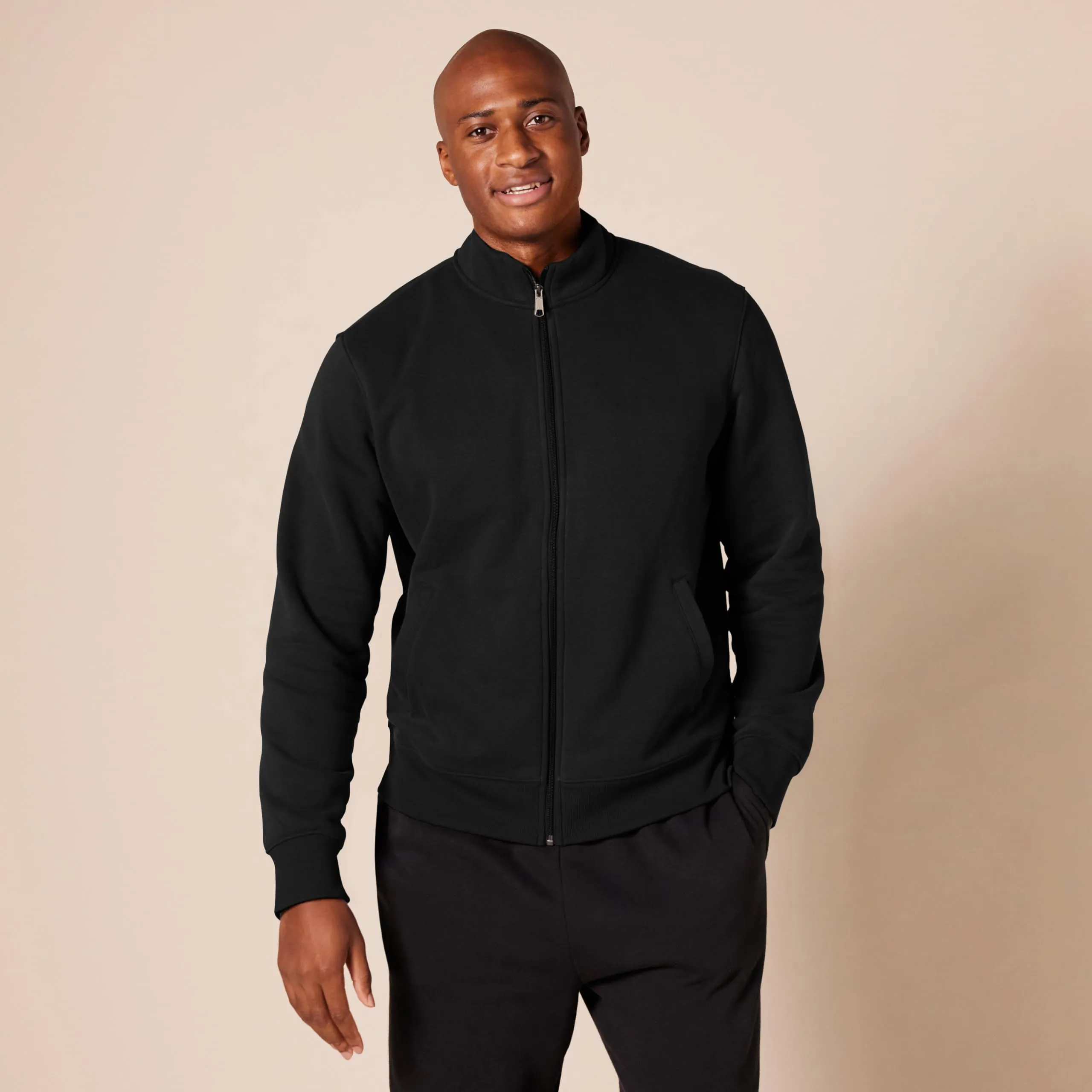 Amazon Essentials Maglione in Pile con Zip Integrale, Nero, XL - immagine 6