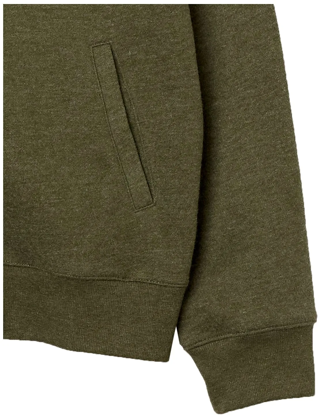 Amazon Essentials Maglione in Pile con Zip Integrale Uomo, Verde Oliva Puntinato, S - immagine 9