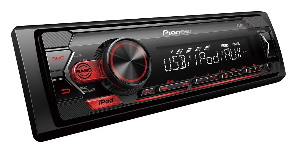 Pioneer MVH-S120UI 1-DIN Autoradio with RDS, USB, AUX, Android and iPhone Support - immagine 2