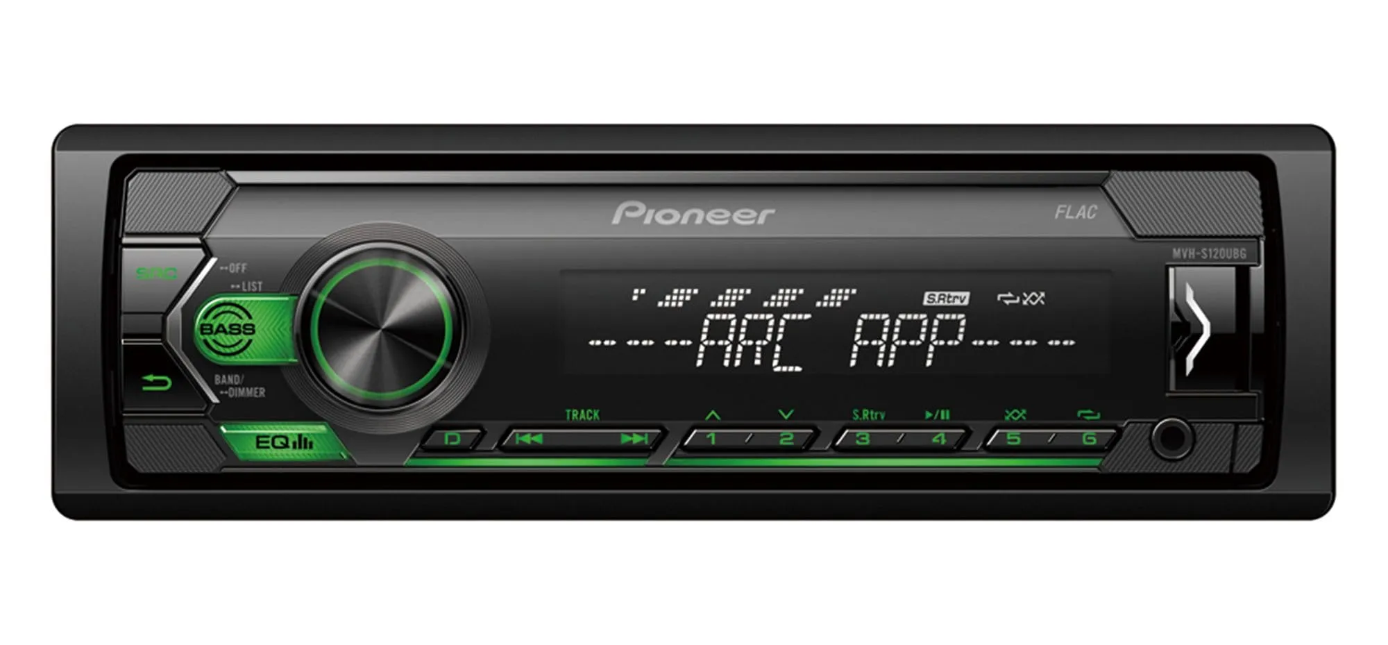 Pioneer MVH-S120UBG Autoradio 1-DIN con RDS, USB, MP3, Ingresso AUX e App ARC - immagine 1