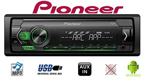 Pioneer MVH-S120UBG Autoradio 1-DIN con RDS, USB, MP3, Ingresso AUX e App ARC - immagine 3