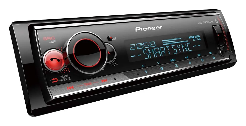Pioneer MVH-S520BT Autoradio 1-DIN Bluetooth USB AUX Smart Sync - immagine 1